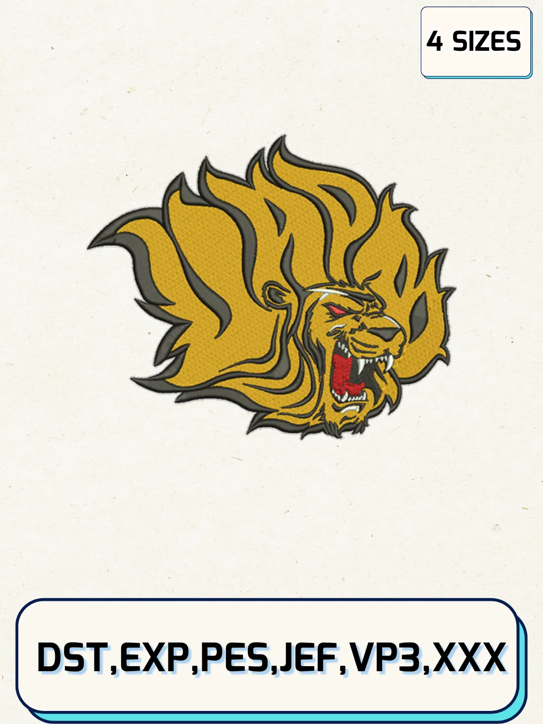 Alaska Anchorage Seawolves Embroidery Design Files, NCAA Logos Embroidery Designs, Machine Embroidery Files, 4 Sizes