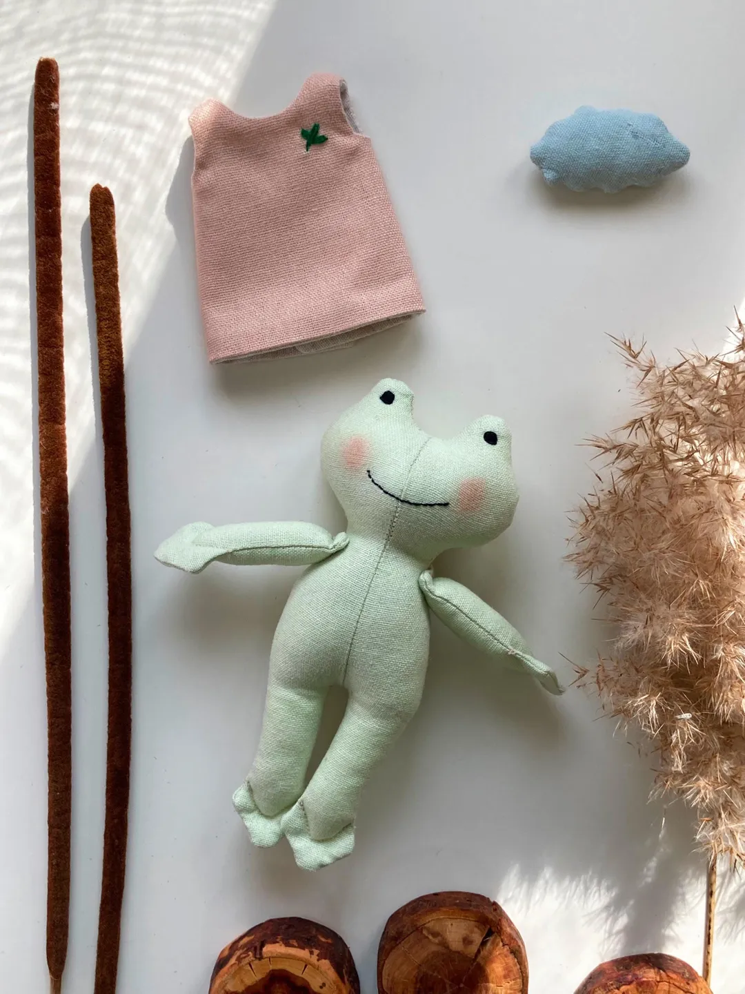 Frog Cloth Cloth Frog Sewing Pattern PDF | Beginner Toy Tutorial | Fabric Frog ...