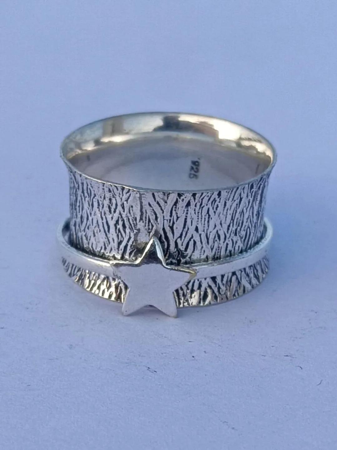 Popular Star Gifts Ring, 925 Sterling Silver Ring, Spinner Ring, Partywear Gifts Ring, Engagement Ring, Popular Gifts Ring,