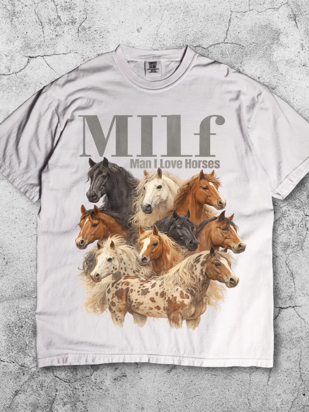 Comfort Colors Horse Lover T-Shirt, Vintage Y2K Style Graphic Tee