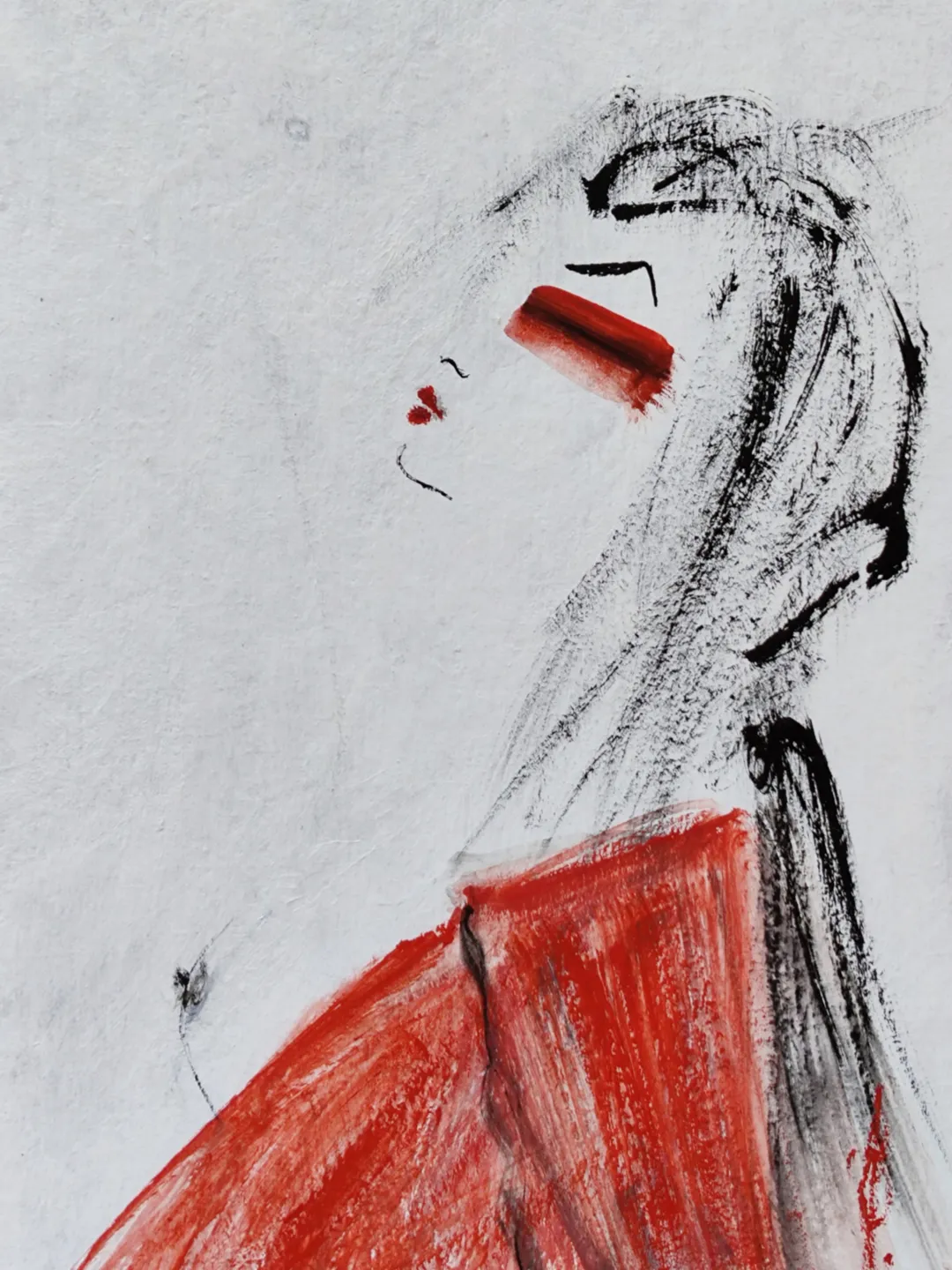 Original art Nude woman painting