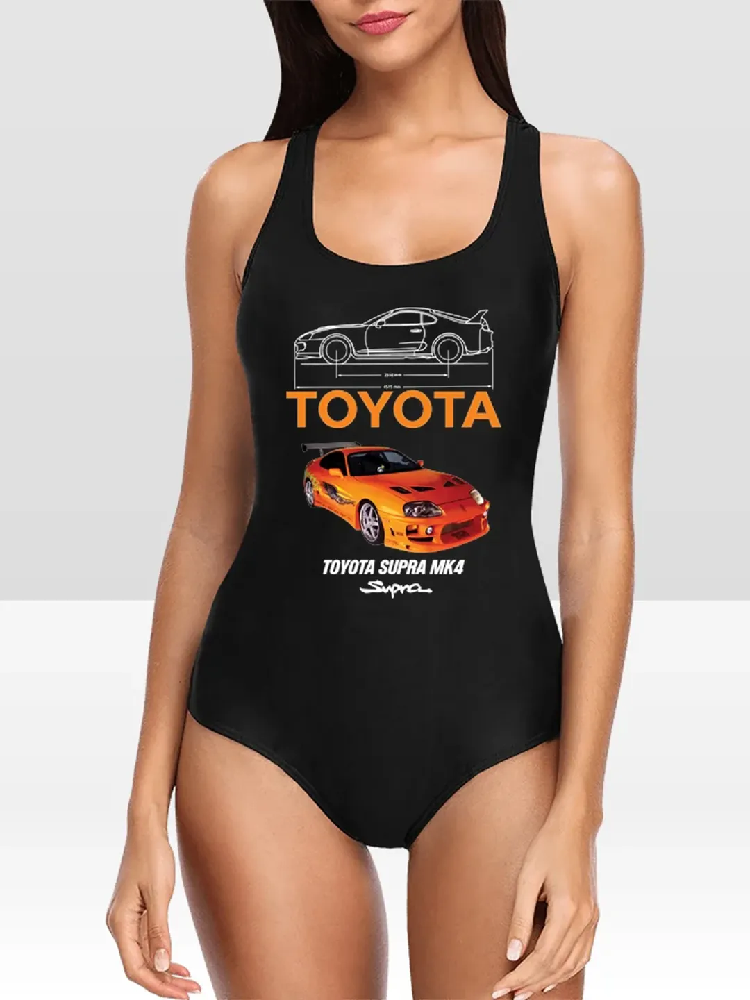 Toyota Supra MK4 Y2K One Piece Swimsuit