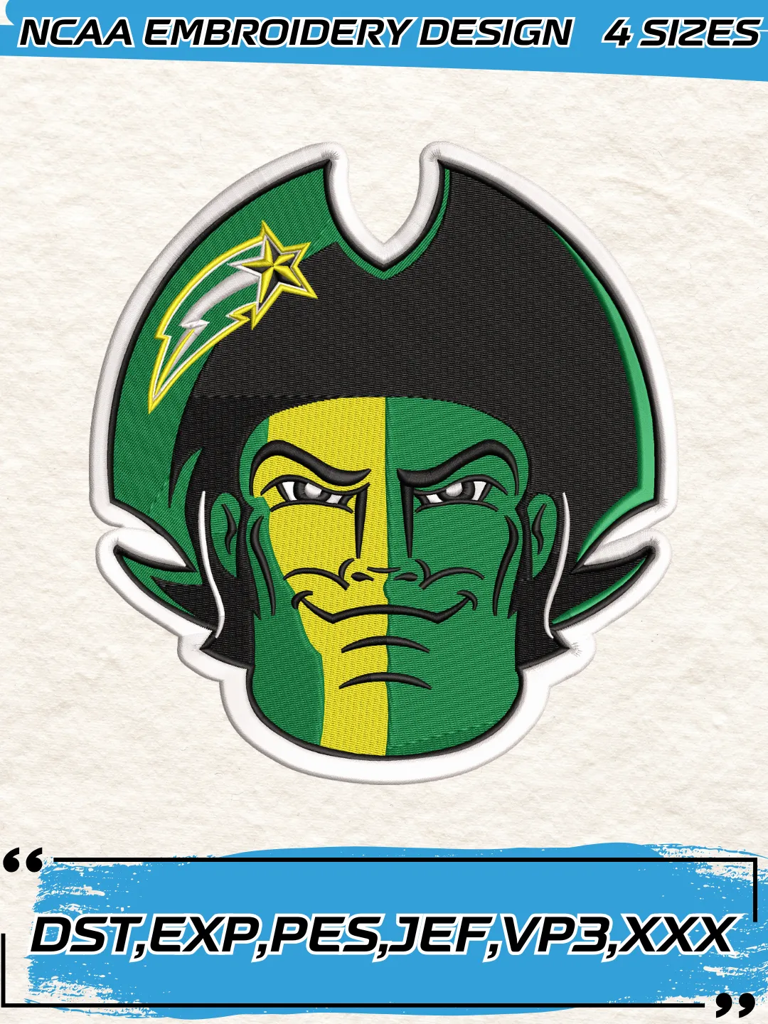 George Mason Patriots Embroidery Designs,NCAA Logo Embroidery Design,Machine Embroidery Design File,4 Sizes, Digital Download