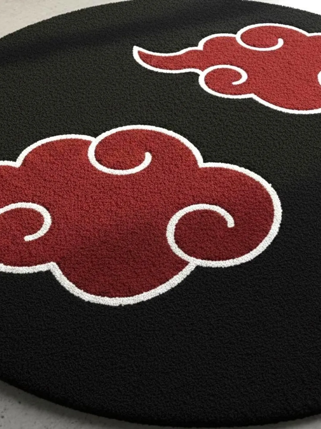 Akatsuki Anime Cloud Round Rug for Living Room , Bedroom , Nursery ...