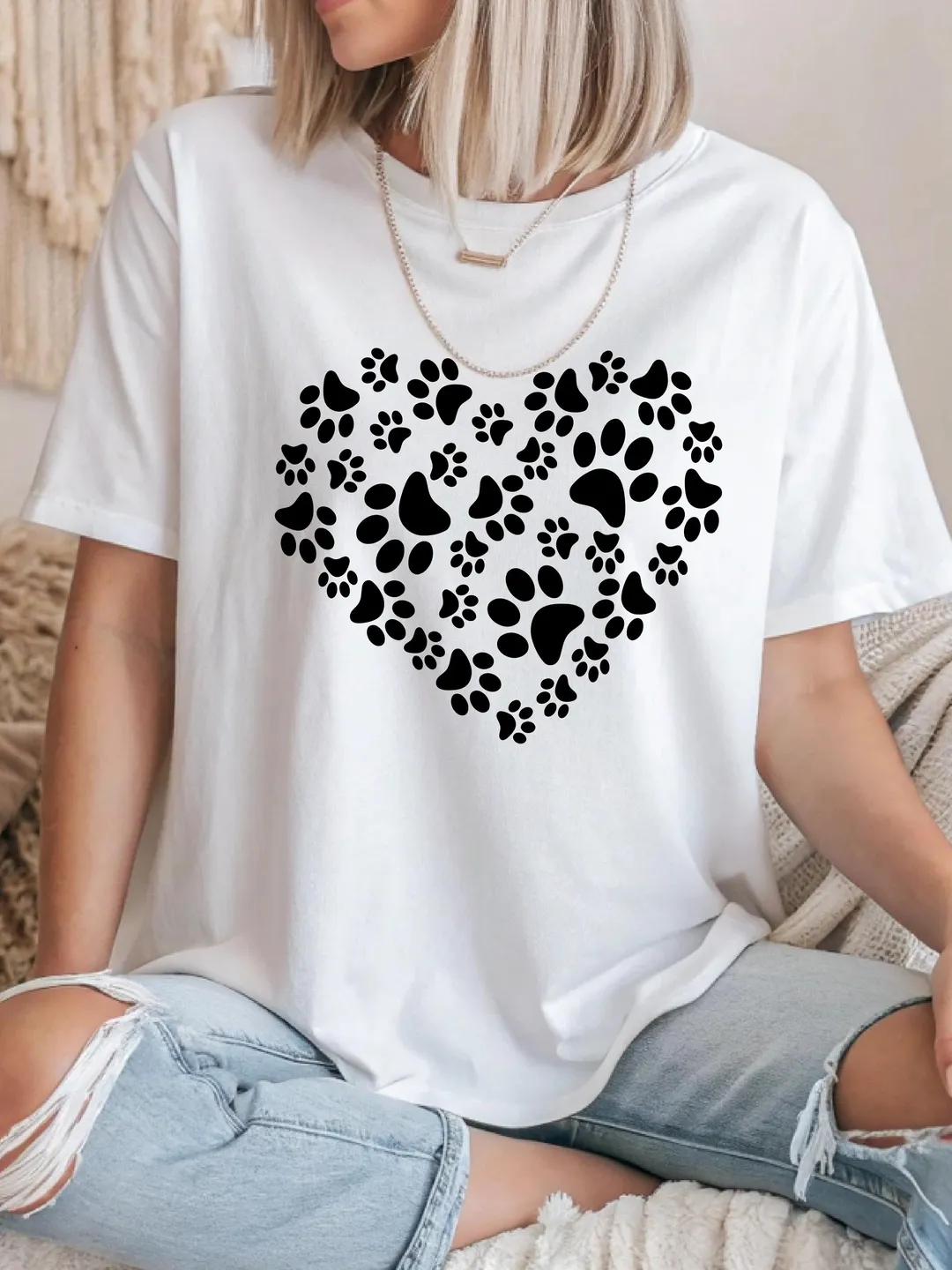 Life is Better with Dogs Shirt: Dog Mom Gift, Cotton Blend