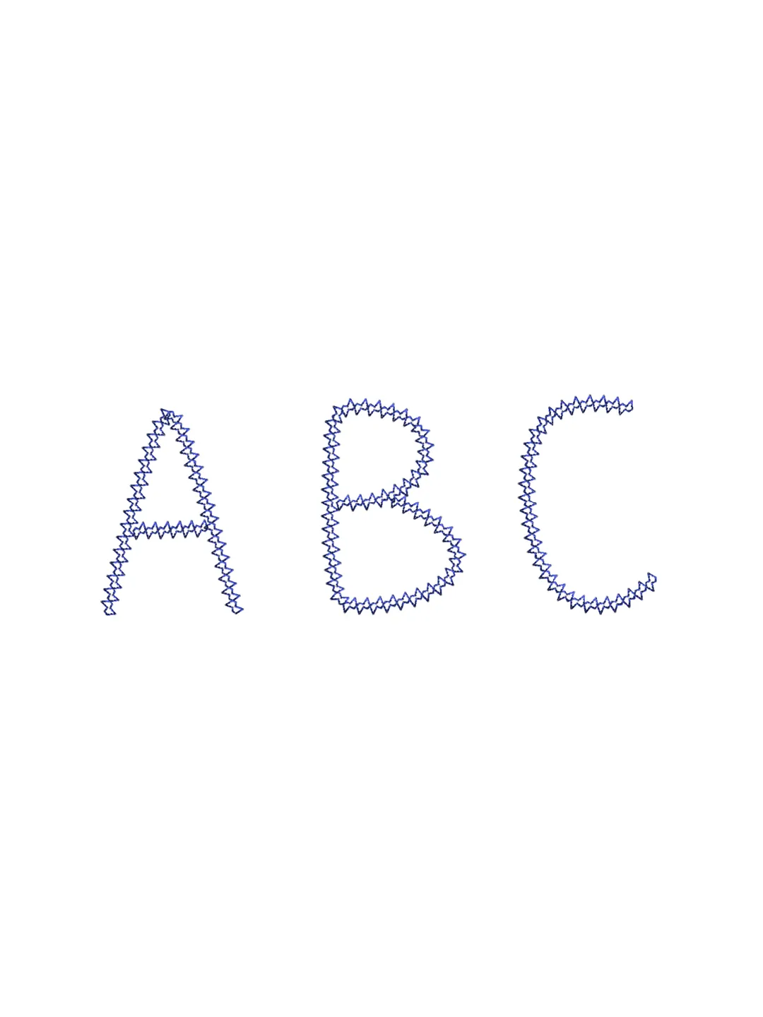 Font machine embroidery design,Script embroidery font,2 sizes Instant Download-16