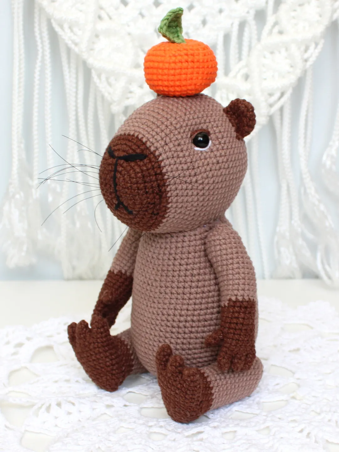 Capybara toy crochet pattern PDF in English  Amigurumi toy tutorial