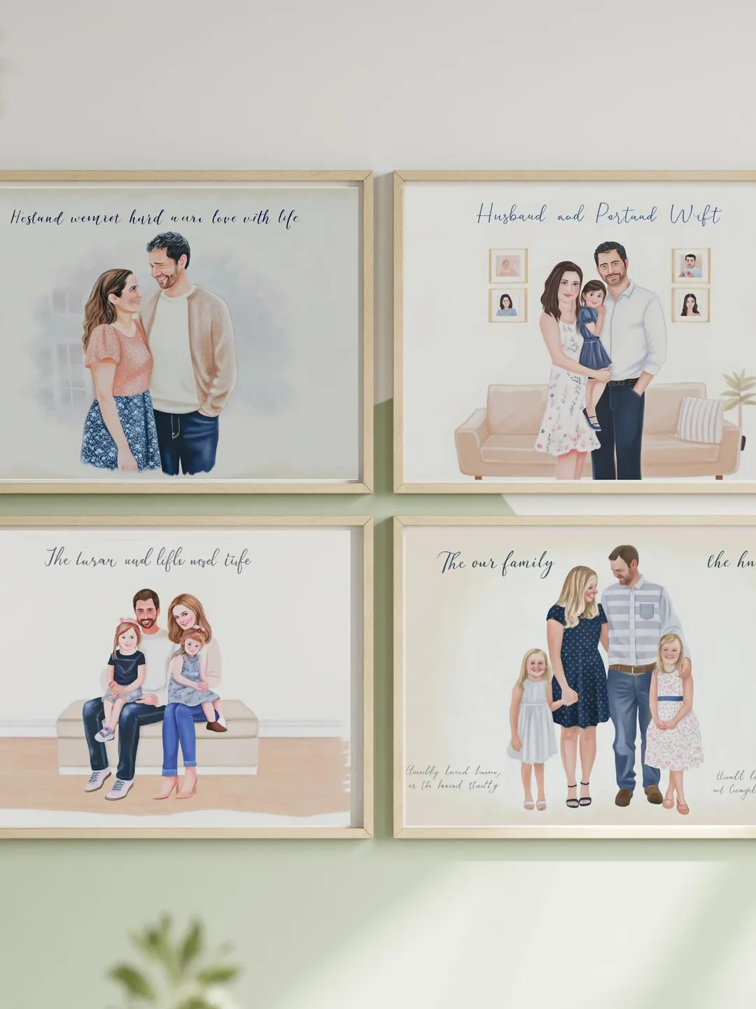 Family Print, Custom Our Family Gift, Family Print, Personalized Family ...