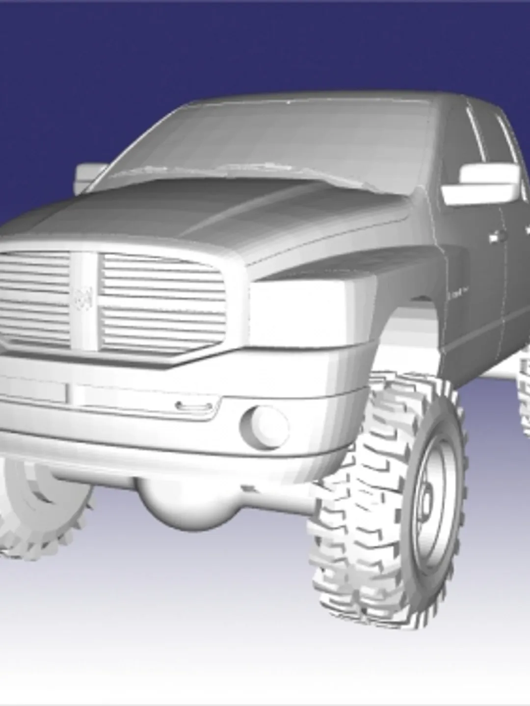 Beauty 1 3d Model Car STL 3D Printing Dodge