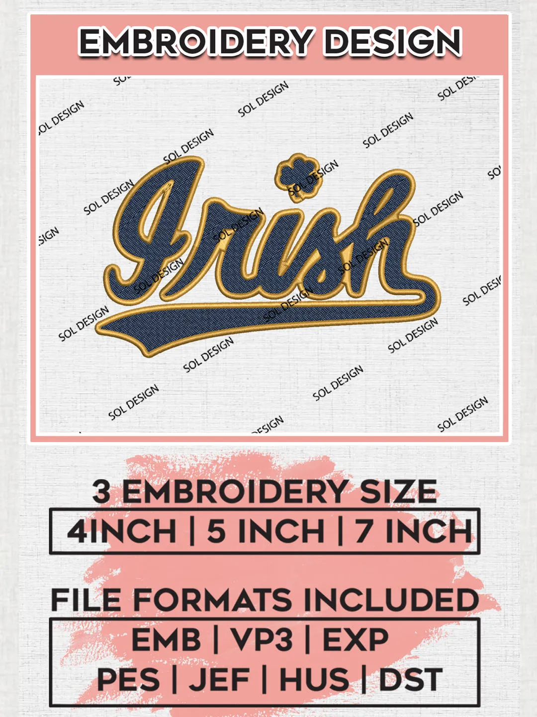 NCAA Notre Dame Fighting Irish Team Writing Logo embroidery designs, NCAA Notre Dame Fighting Irish Logo Machine embroidery designs, NCAA Team Logo embroidery designs, NCAA Game Day Machine embroidery designs, Digital Download