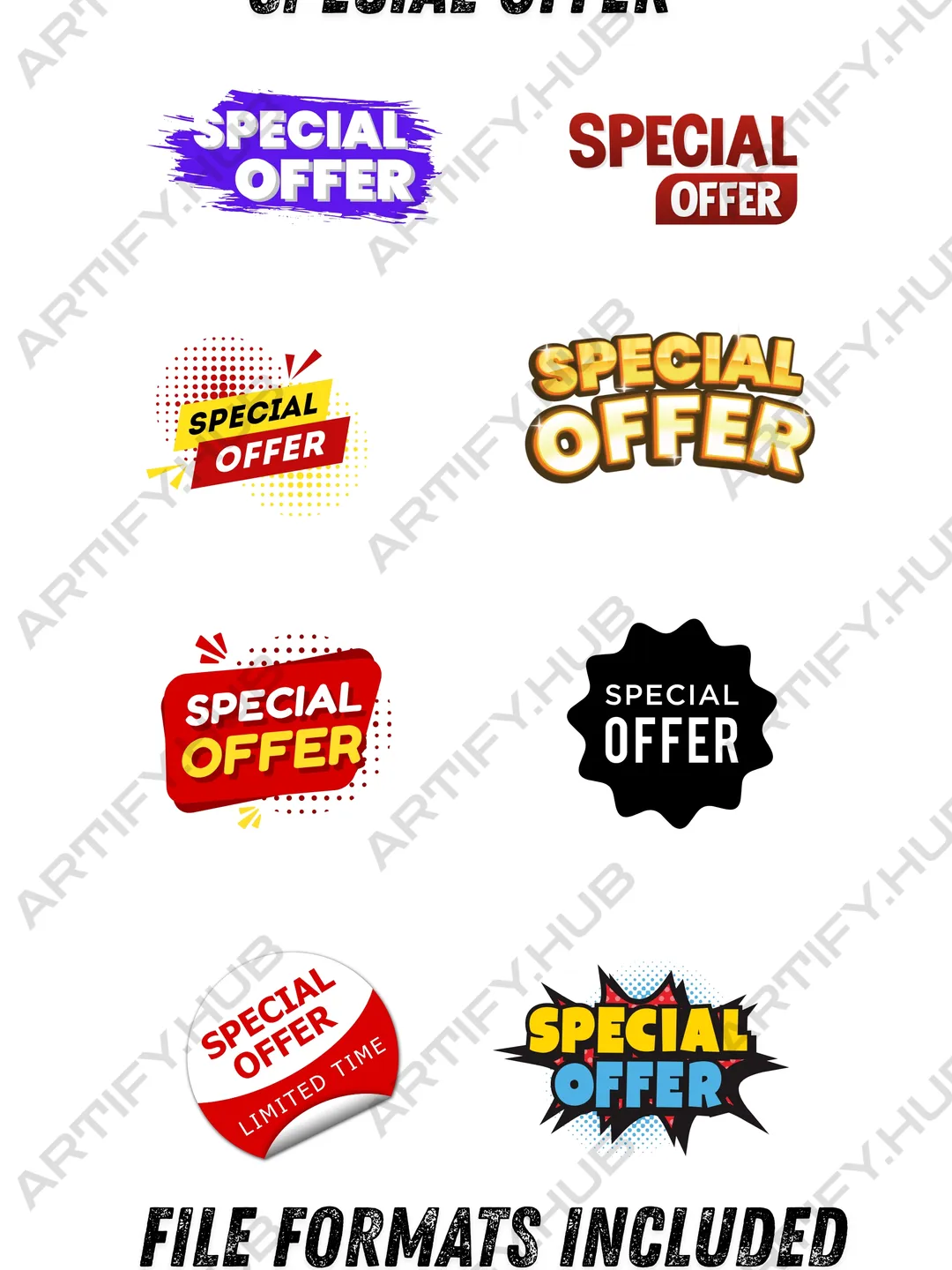 Sample Tag Offer Special offer tags