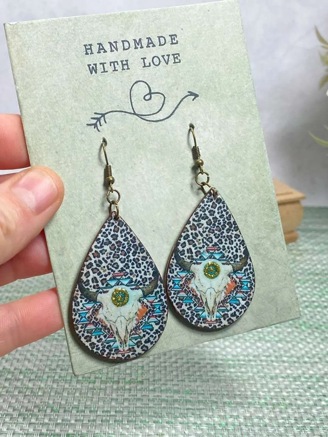 Custom designed earrings. Handmade. Jewelry