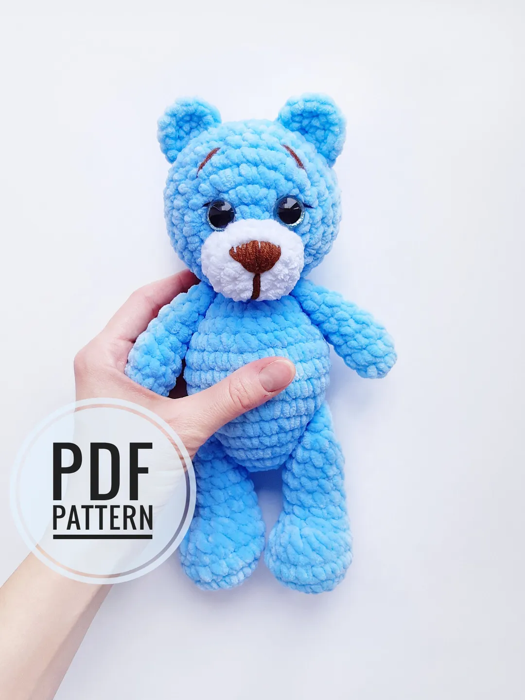 Crochet pattern bear, amigurumi teddy bear