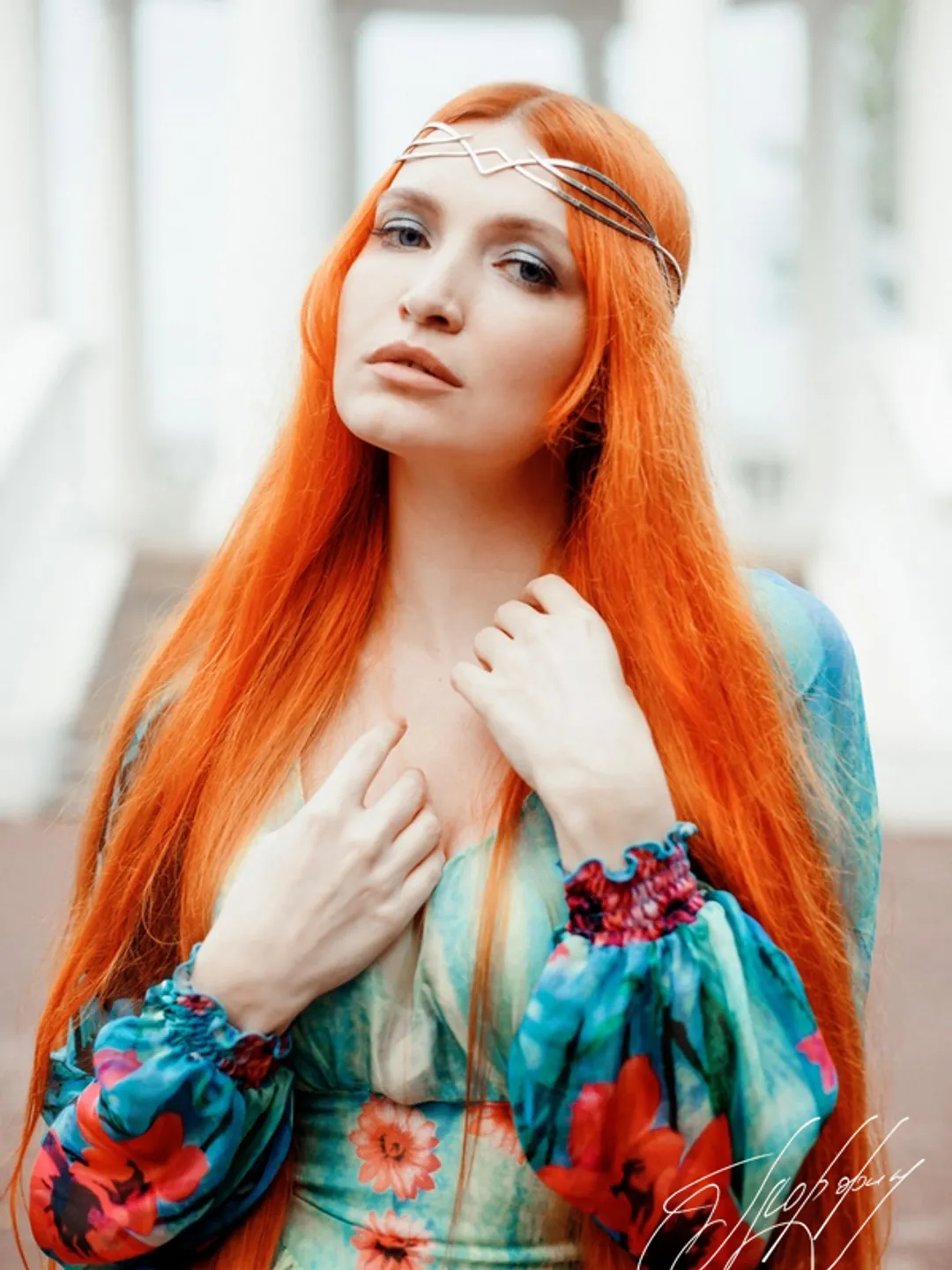 Wedding tiara Bridal Silver Elf Tiara elven Silver circlet Wedding Headpiece silver diadem fairy fantasy wedding Nenring