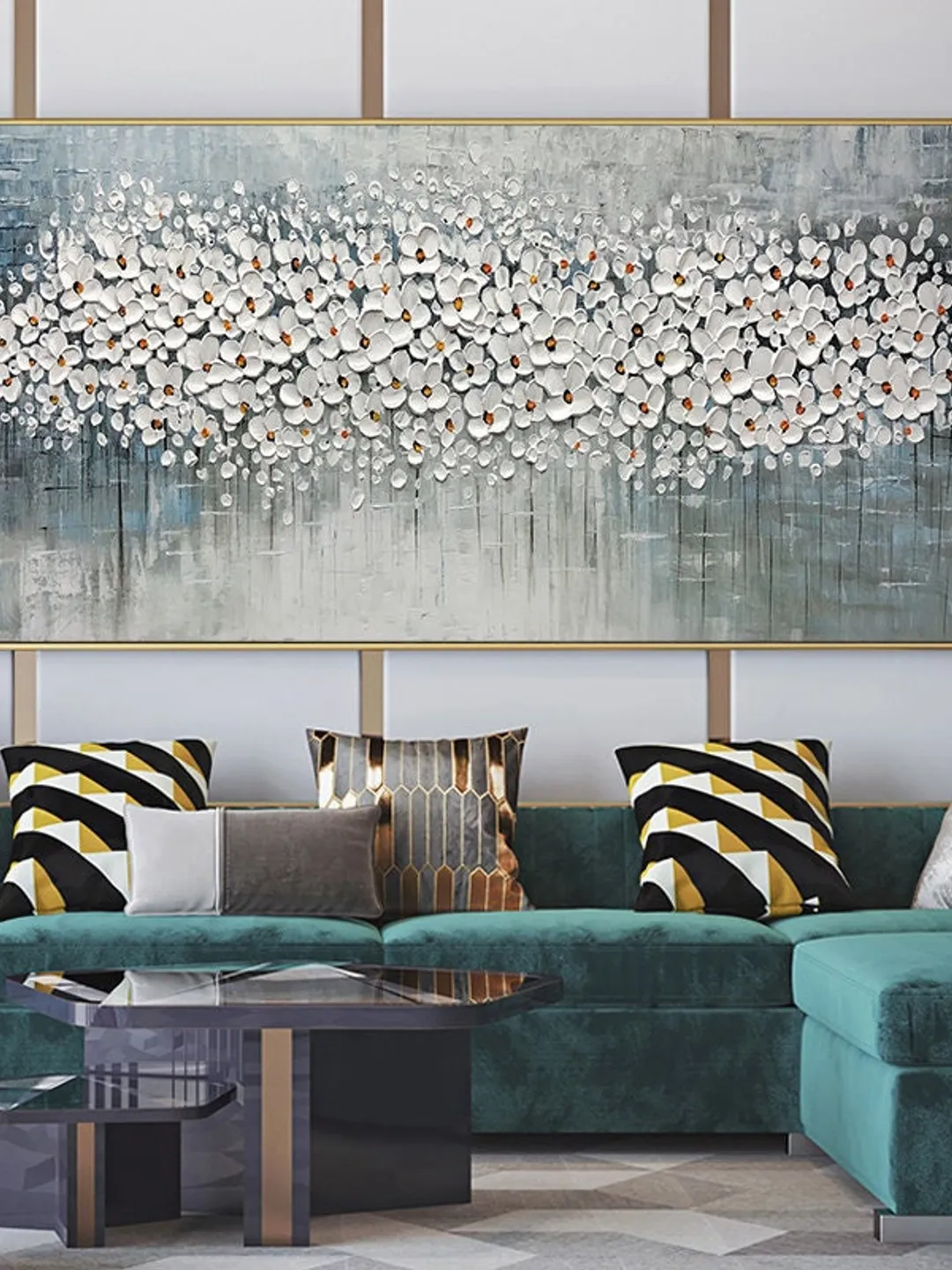 Textured Canvas Wall Art In India Reference: Aster Flowers Blue Butterfly Paintings On Canvas Pictures Of Aster