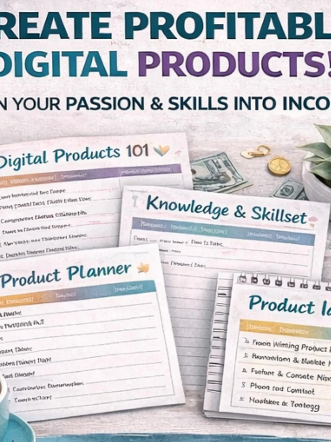 Digital Product Planner 35 Pages Printable PDF | Product Launch Planner ...