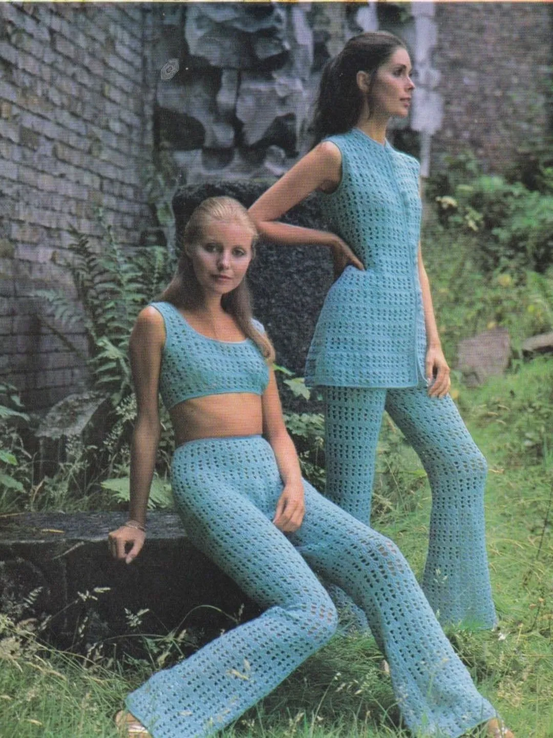 Suit crochet pattern, Top crochet pattern, pants crochet, trousers crochet, women crochet, easy crochet pattern pdf