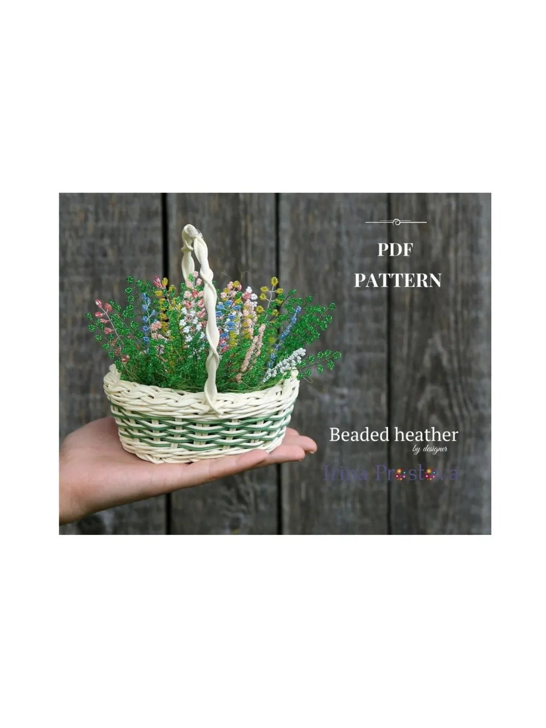 Beaded Flowers pattern | Heather | Seed bead patterns