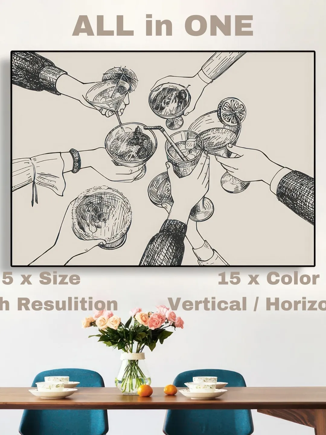 cheers print | bar cart wall decor | cheers sign | cheers printable wall art | bar cart poster | bar cart art | digital printable download