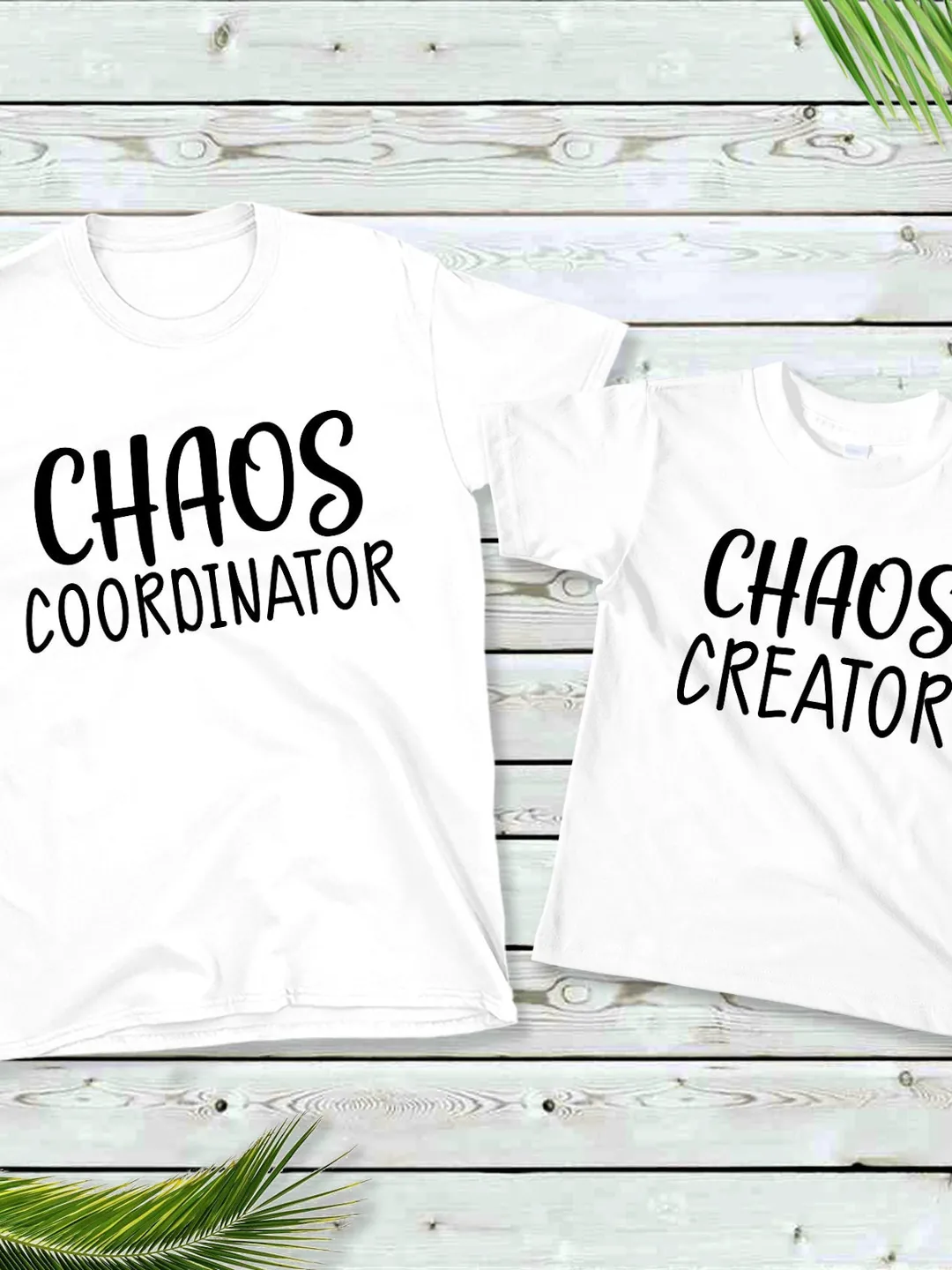 Chaos Coordinator Shirt: Funny Mom & Me Matching Tees