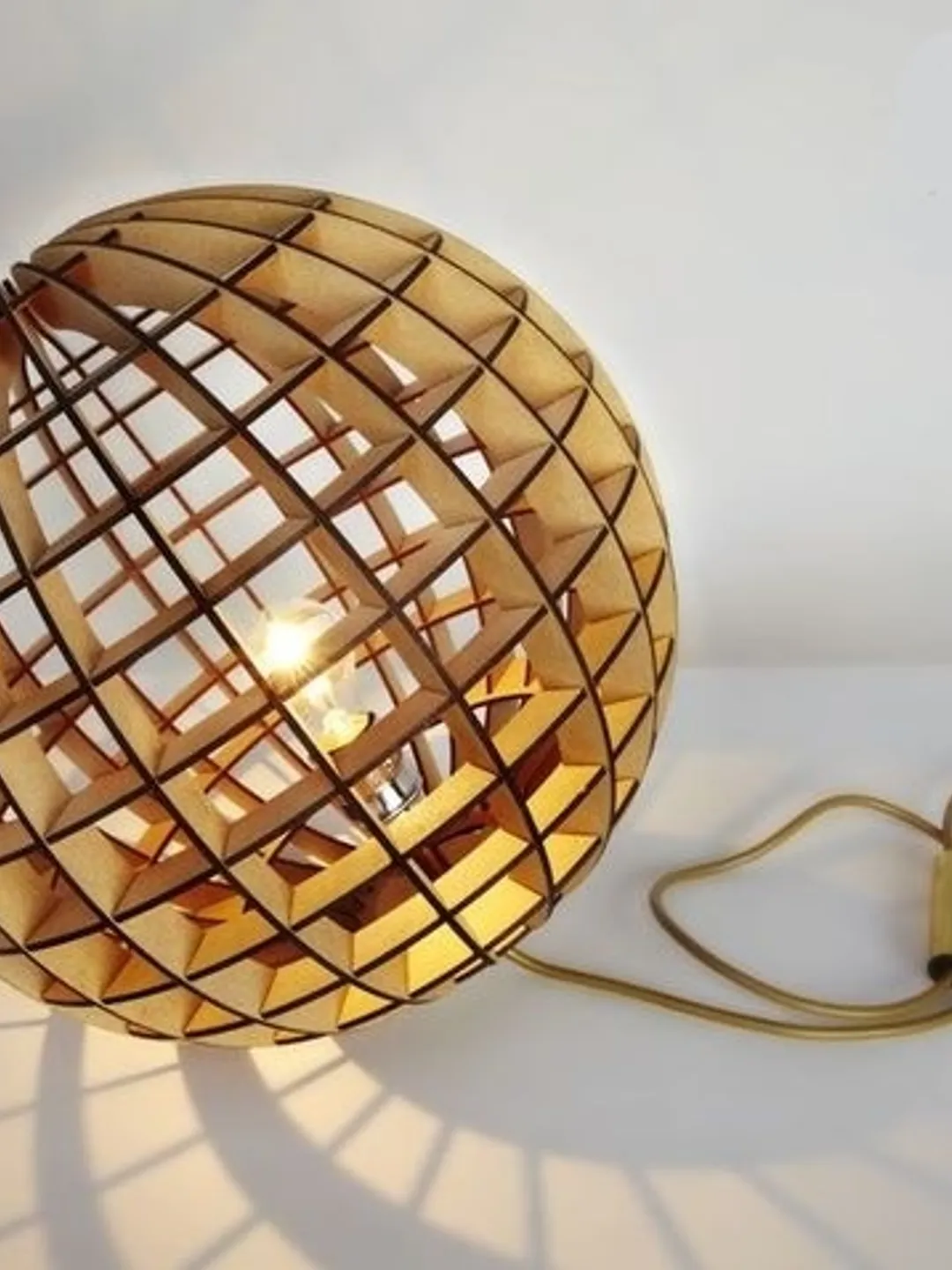 Digital Template Cnc Router Files Cnc Lamp Files for Wood Laser Cut Pattern