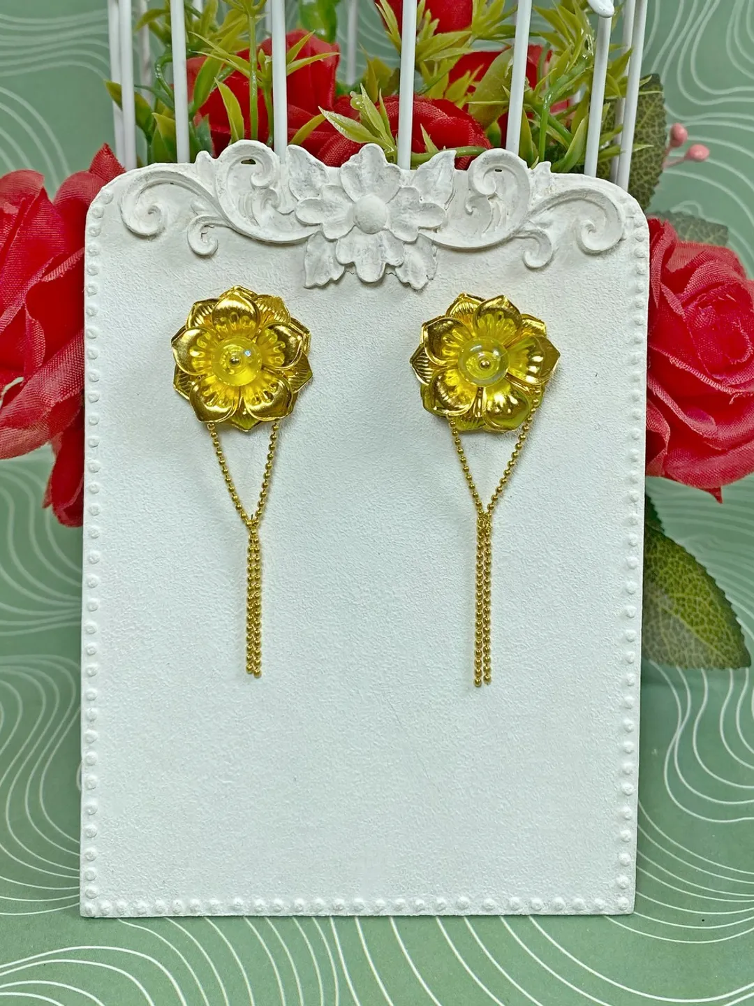 Handmade earrings. Individual design. Designer earrings.