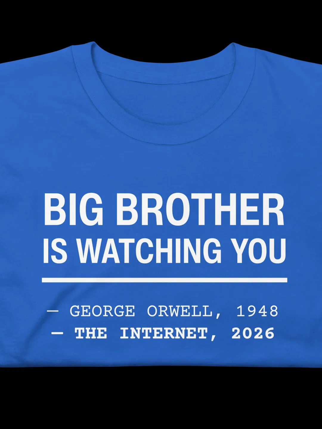 Big Brother Is Watching You Shirt, 1984 Quote, Dystopian