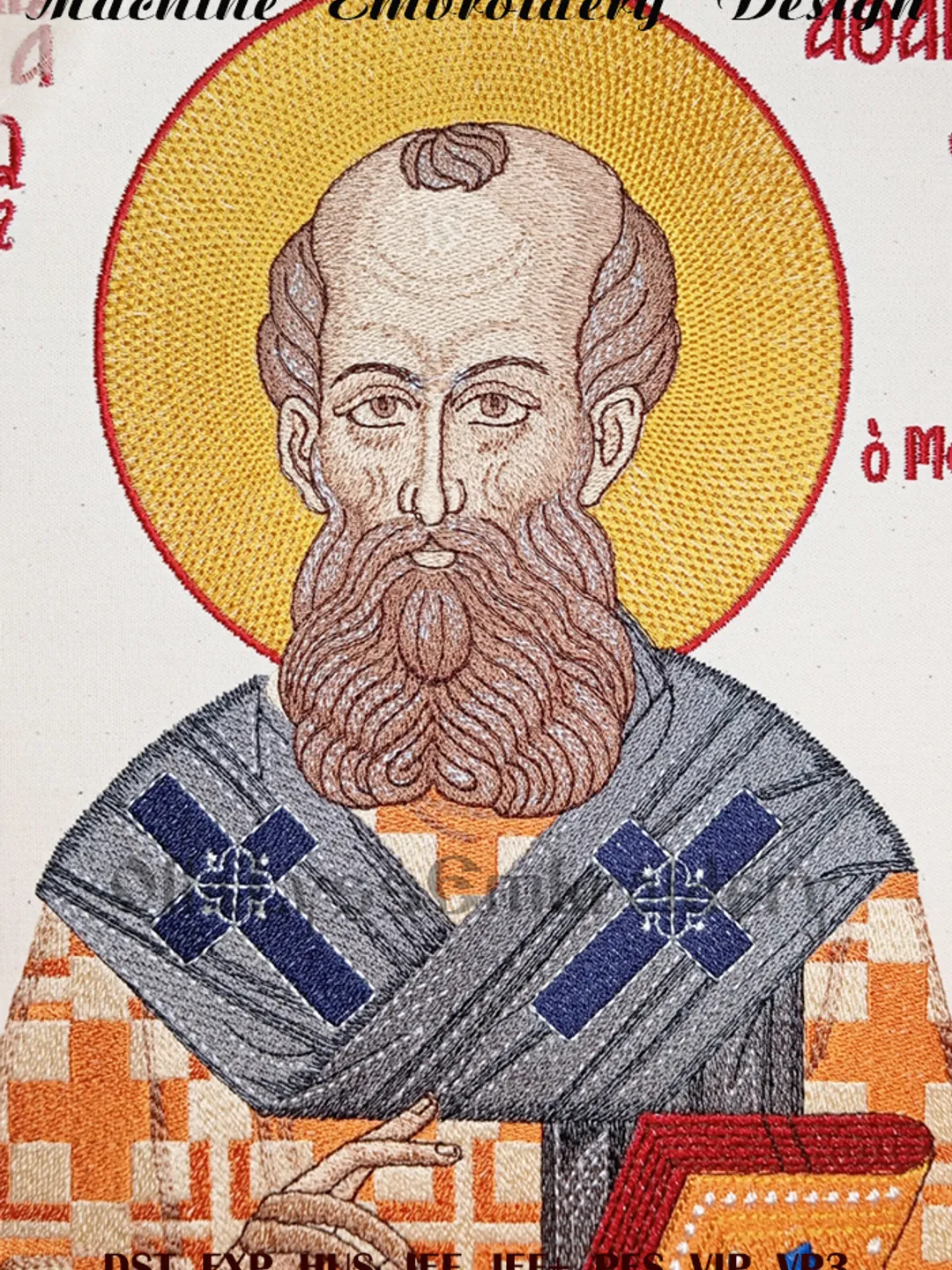 Athanasius of Alexandria embroidery design