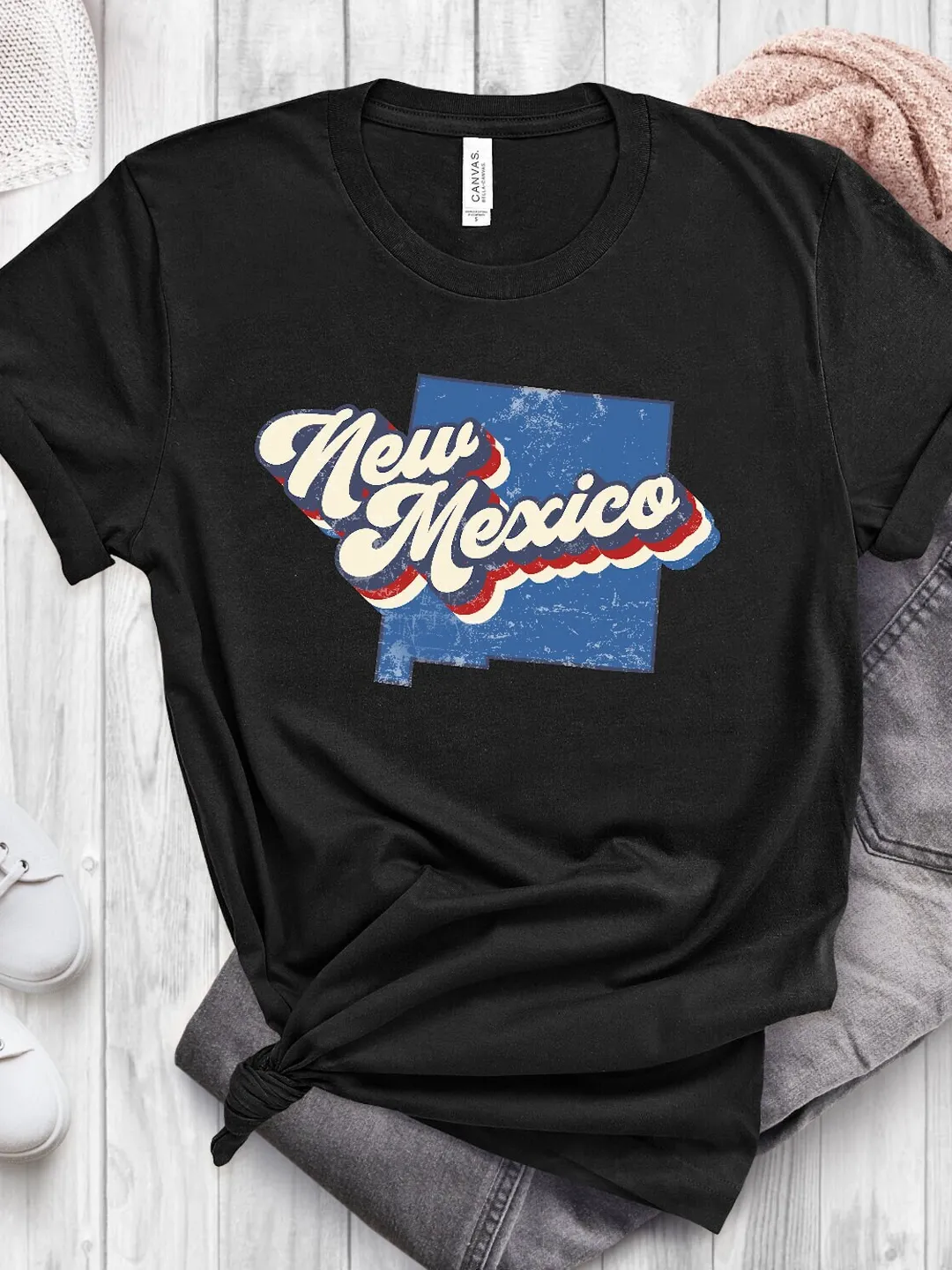 New Mexico State Shirt - Vintage Style, Soft Cotton Blend