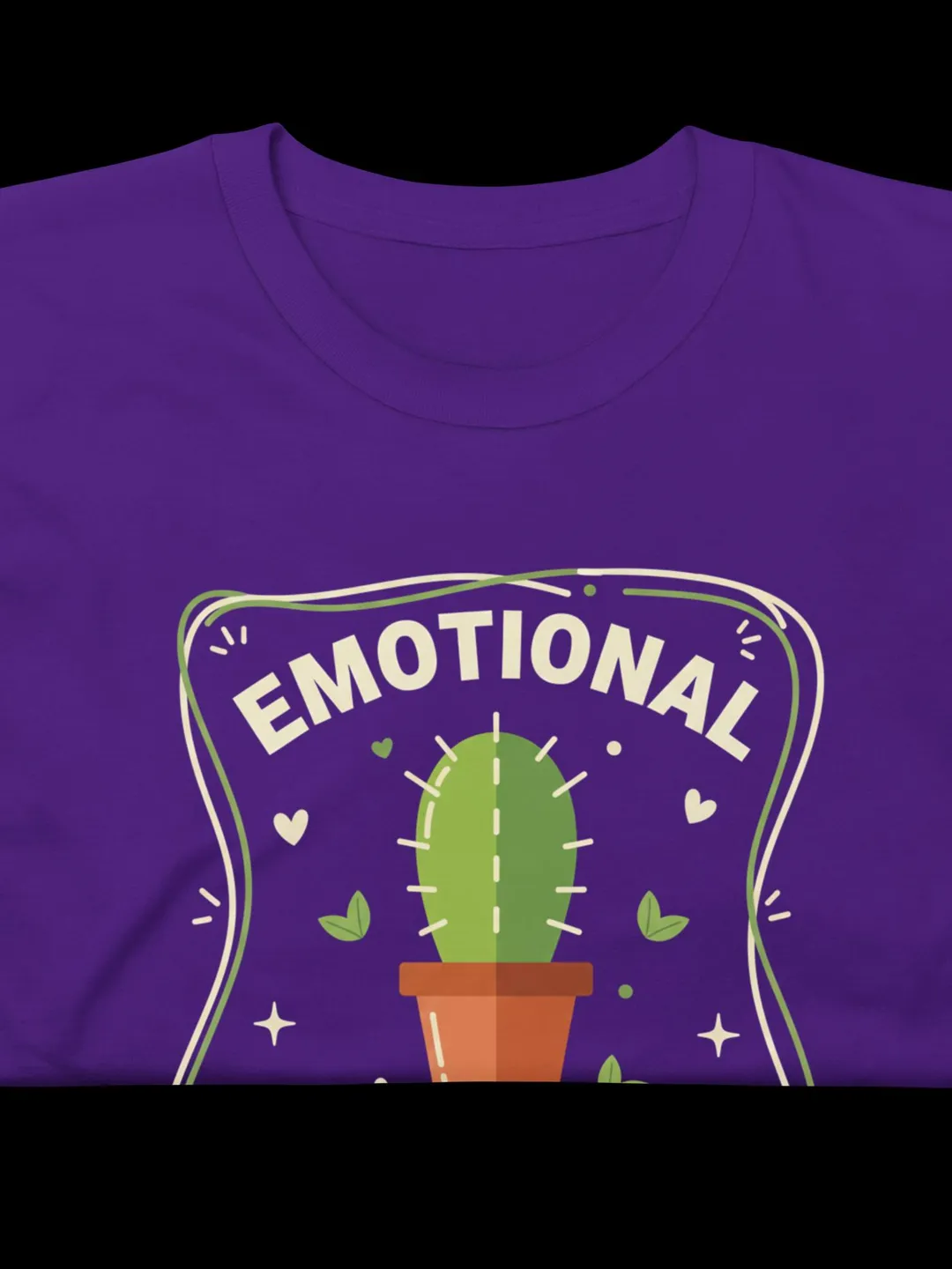 Emotional Support Cactus Shirt, Funny Plant Lover Gift, Succulent Apparel