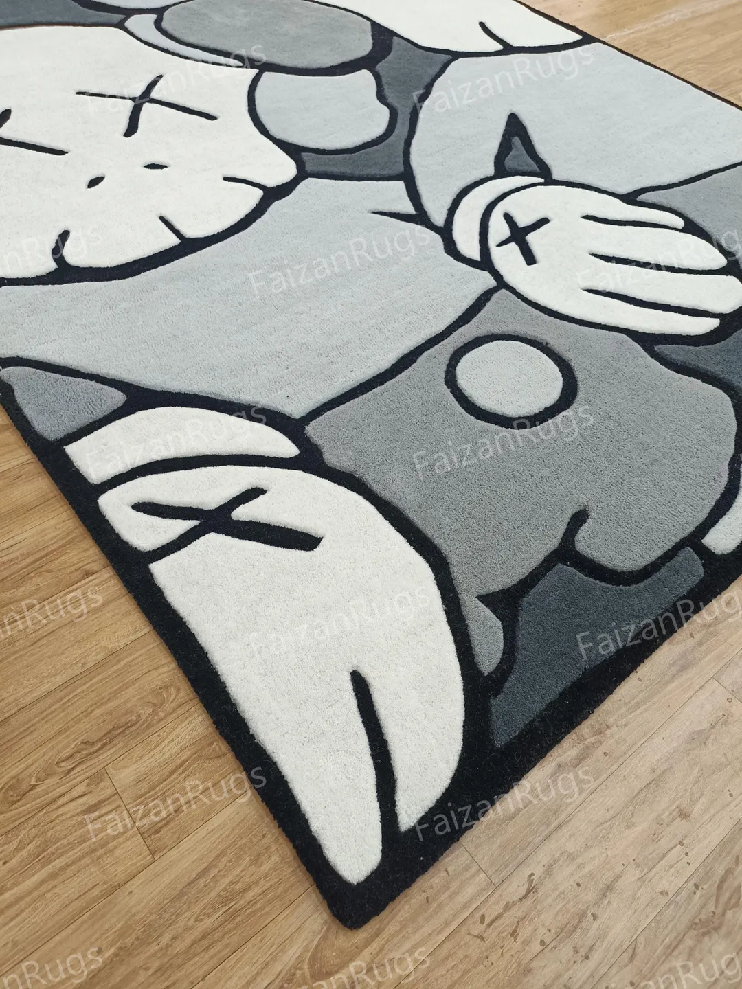 Kaws, Handmade, Case rugs, cartoon carpets, Rug for living room, Dining room, Hallway, Multiroom carpets, Anime rug, alone kaws, cartoon rug