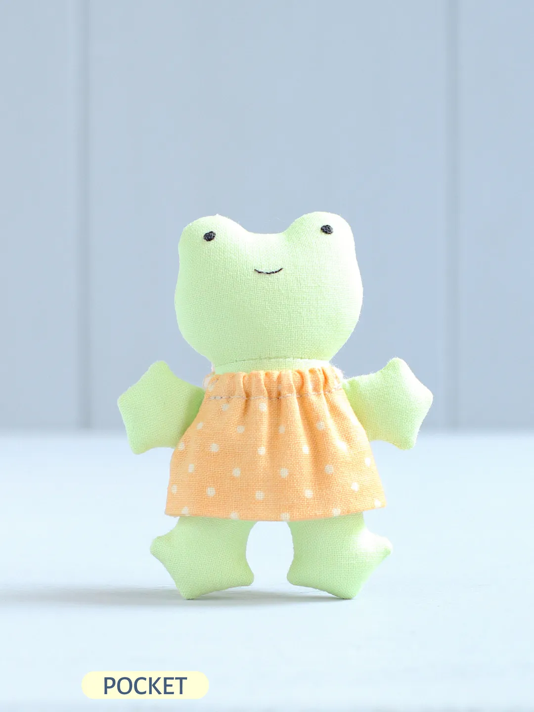 PDF Pocket Frog Stuffed Animal Sewing Pattern