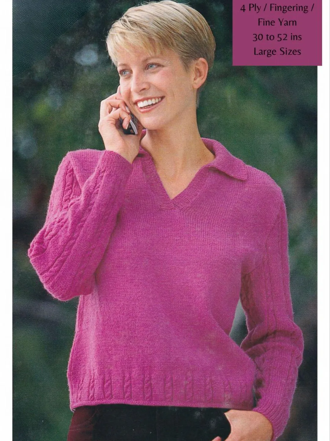 Sweater pullover knitting pattern women ladies classic simple sweater instant download