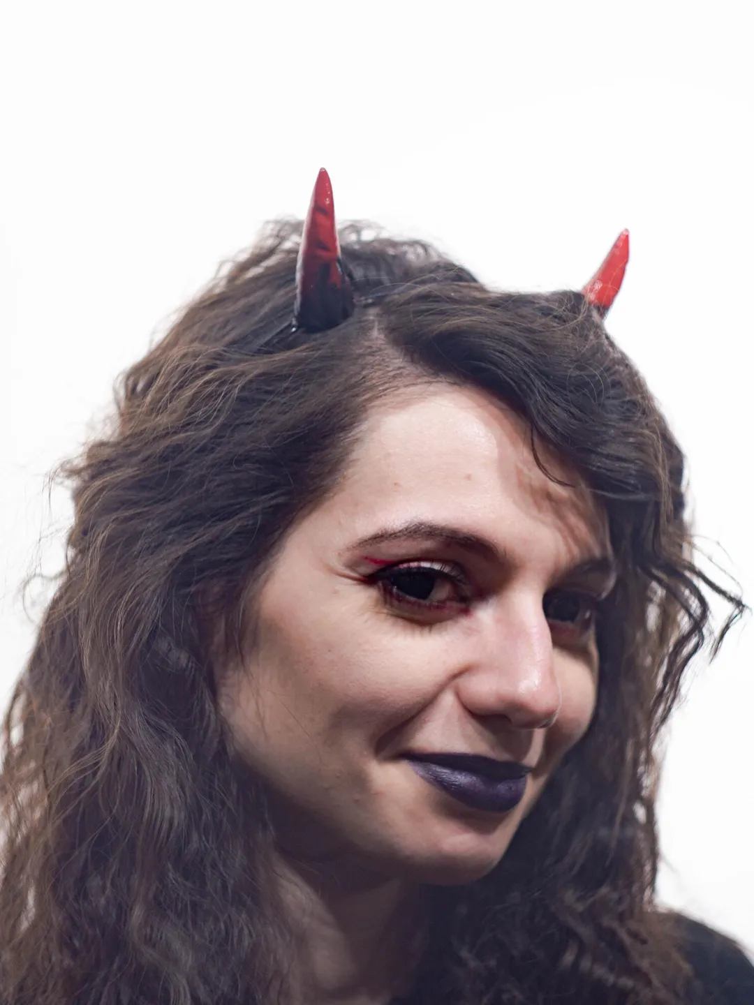 Small Devil Horns, Devil Horns Headband for Halloween, Red Devil Horns, Realistic Fantasy Cosplay Horns