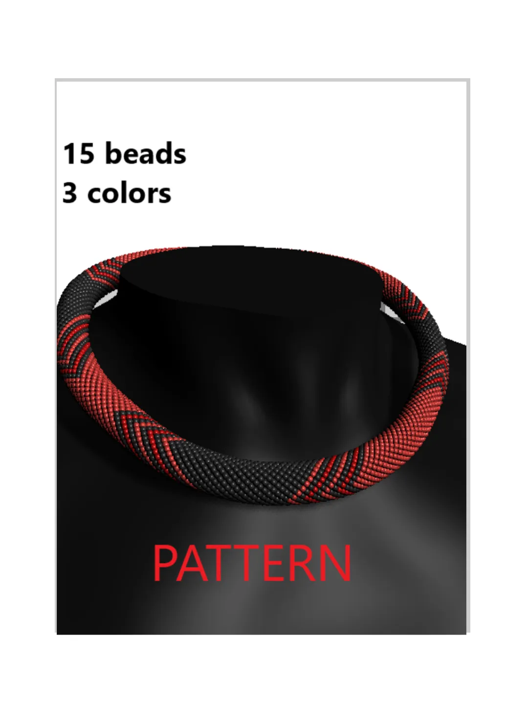 PDF Bead Crochet Pattern , Pattern for Necklace and Bracelet bead crochet