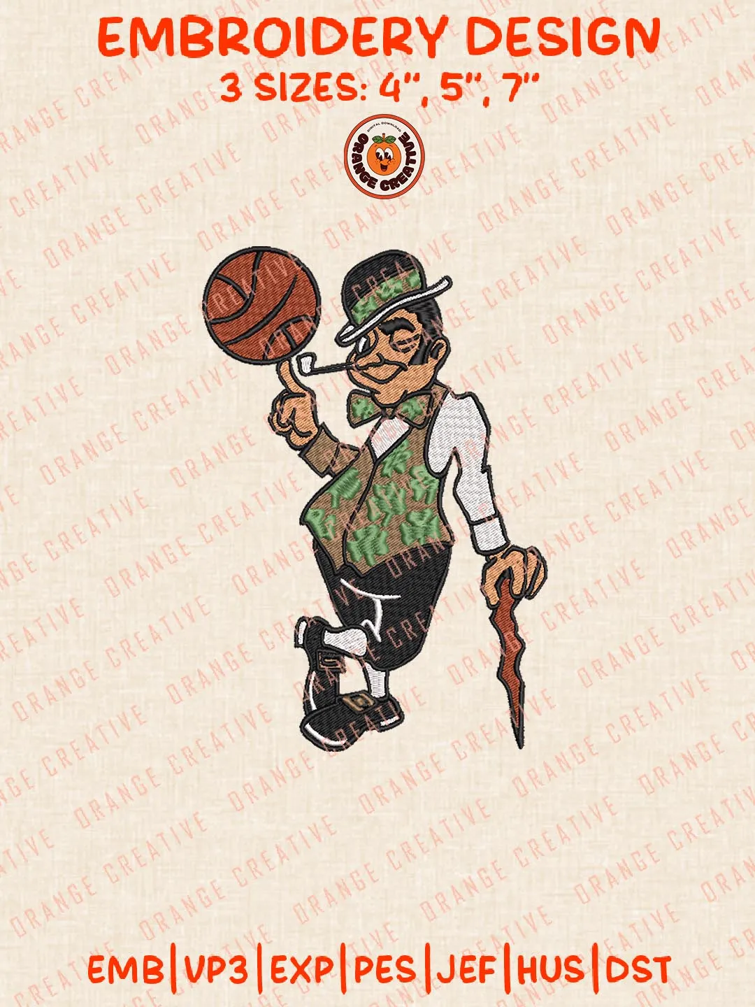 Boston Celtics NBA Logos Embroidery Designs, NBA Team Logo Embroidery Files, Machine Embroidery Design File, 4 Sizes, Custom Size, Digital Download
