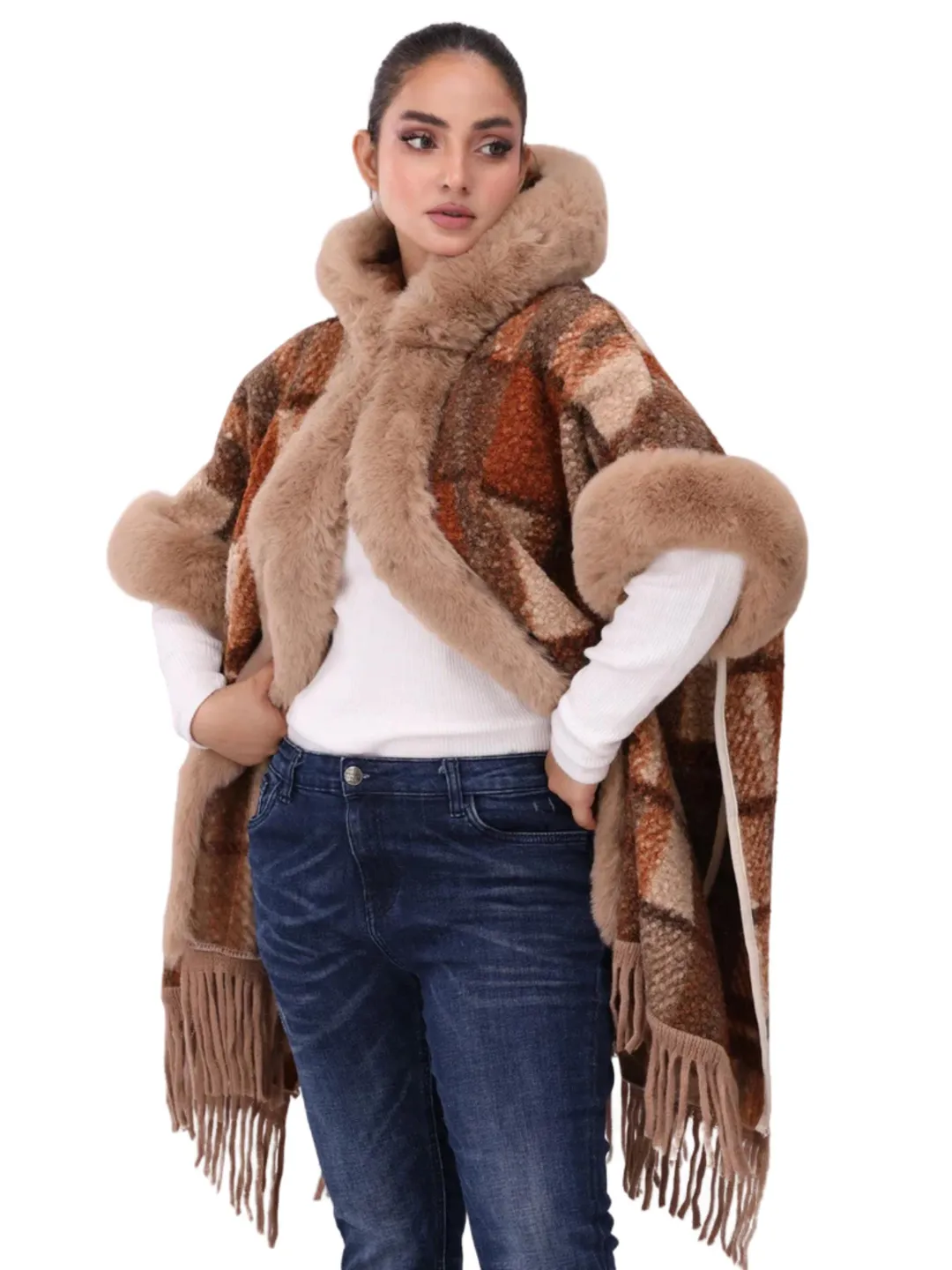 Woolen Cape Shawl for Women | Gift For Her