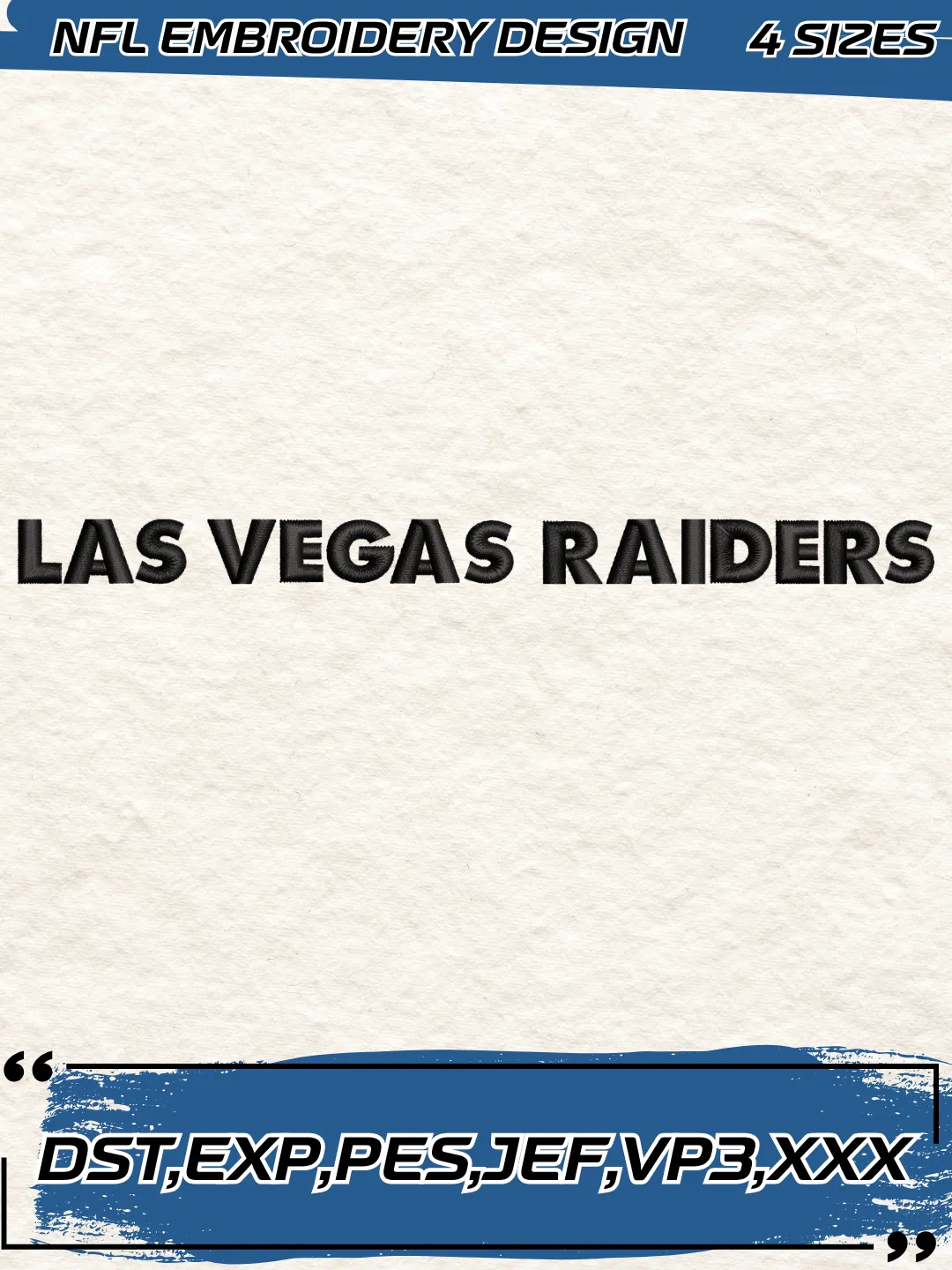 Las Vegas Raiders Wordmark Logo Embroidery Design,NFL Logo Embroidery Design,Machine Embroidery Design File,4 Sizes, Digital Download