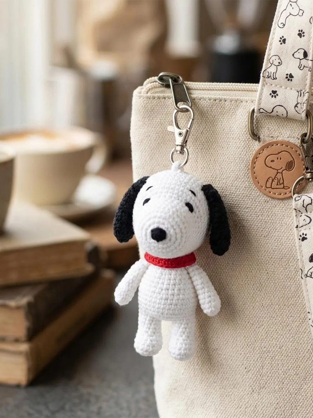 Crochet Dog Keychain Pattern PDF, Cute Puppy Amigurumi Keychain Pattern, Handmade Puppy Plush Pattern, Cute Handmade Dog Pattern