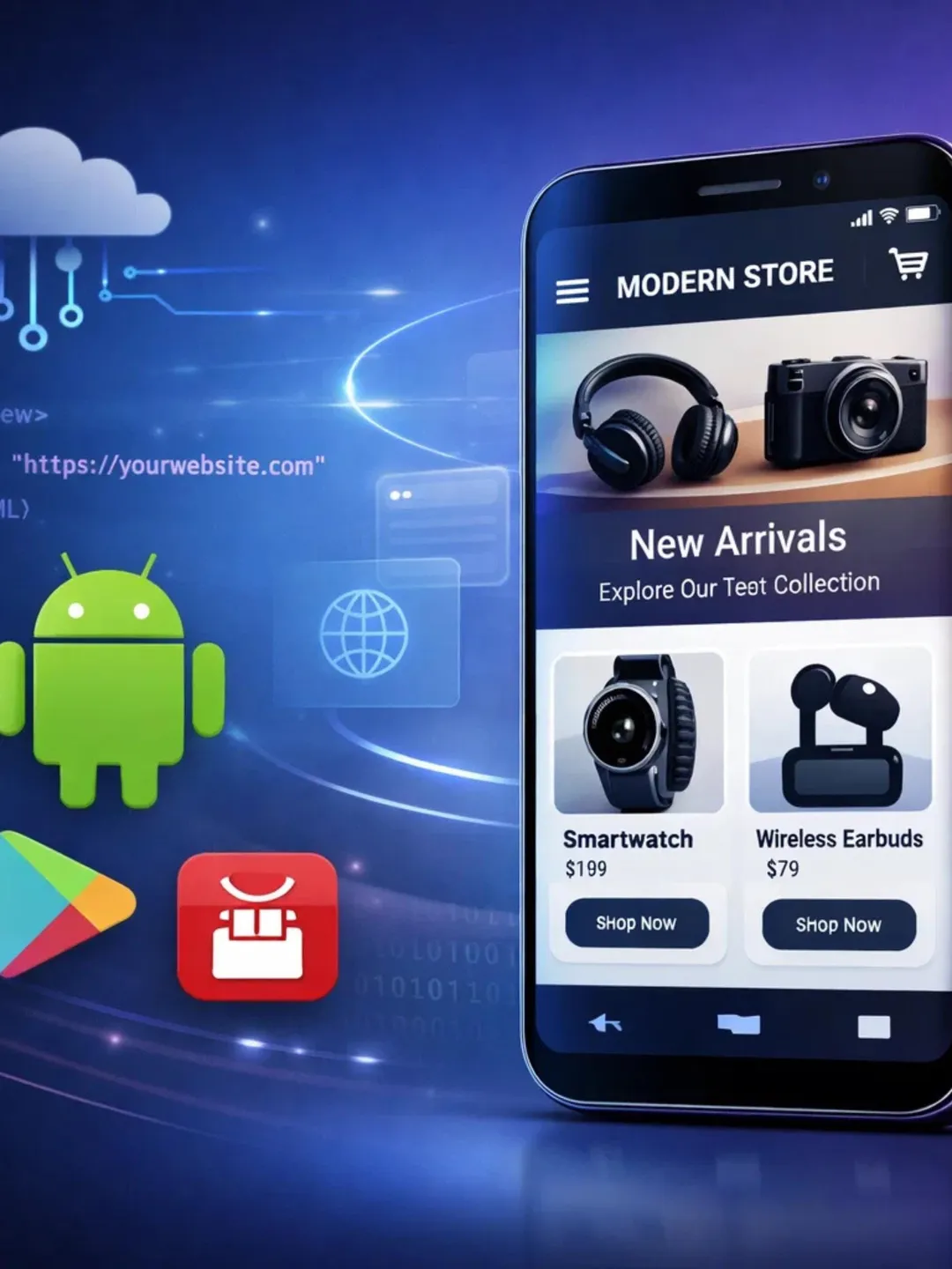 Webnti Android Convert Website to Android App with Admin Panel, Push Notifications ...