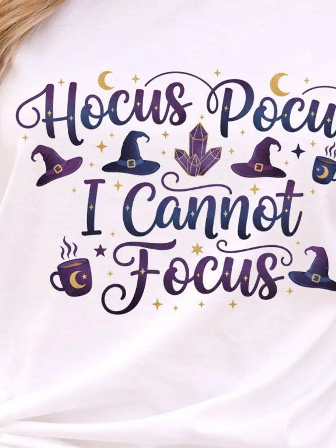 Funny Autism Quote SVG, Hocus Pocus I Cannot Focus T-Shirt Design, Neurodivergent Pride Digital Download, Autism Awareness Gift, Meme, Humor