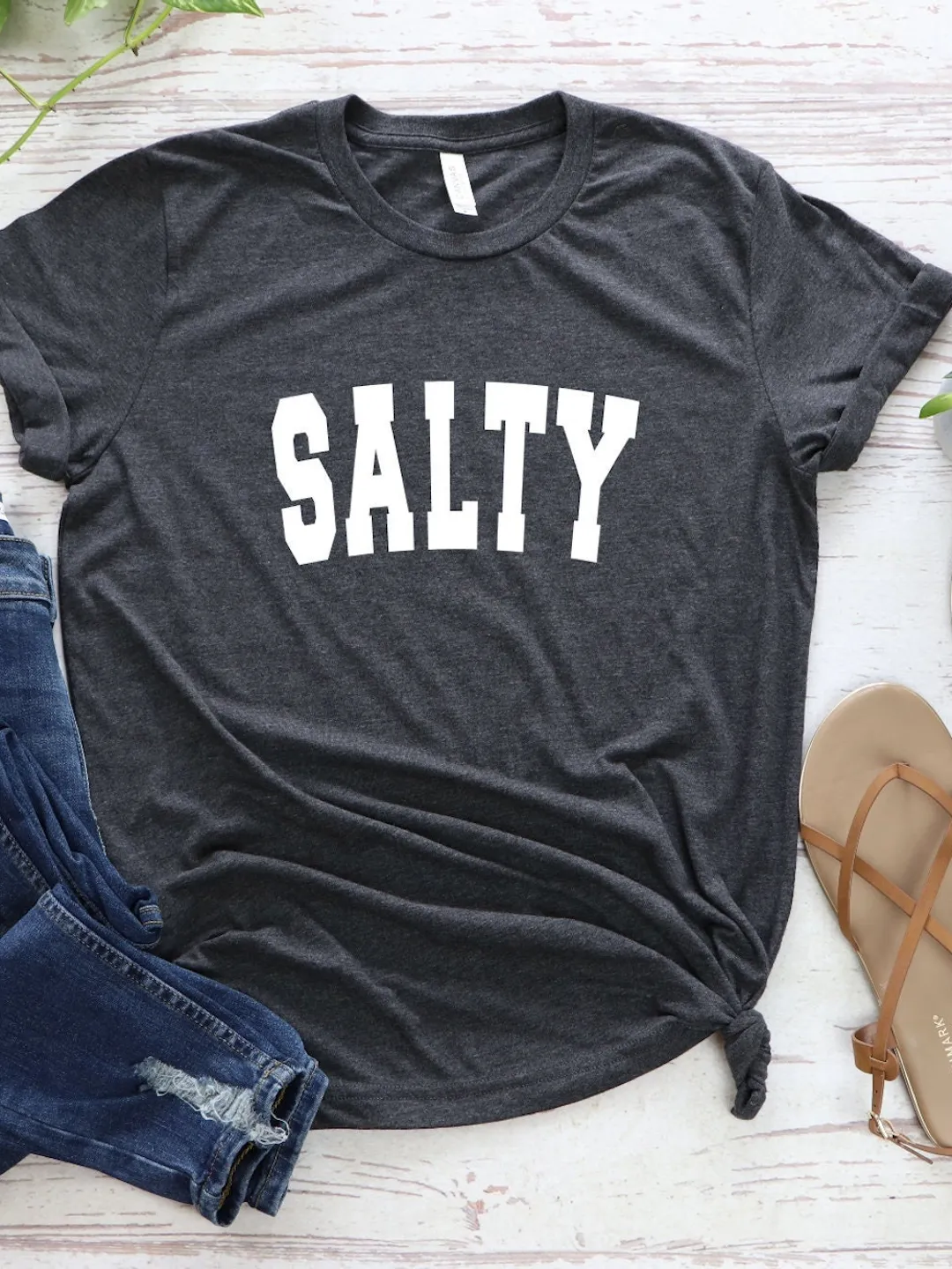 Salty T-shirt, Trendy T-shirts, Summer Shirts, Gift For Her, Spring, Beach Shirt, Girls Trip Shirt