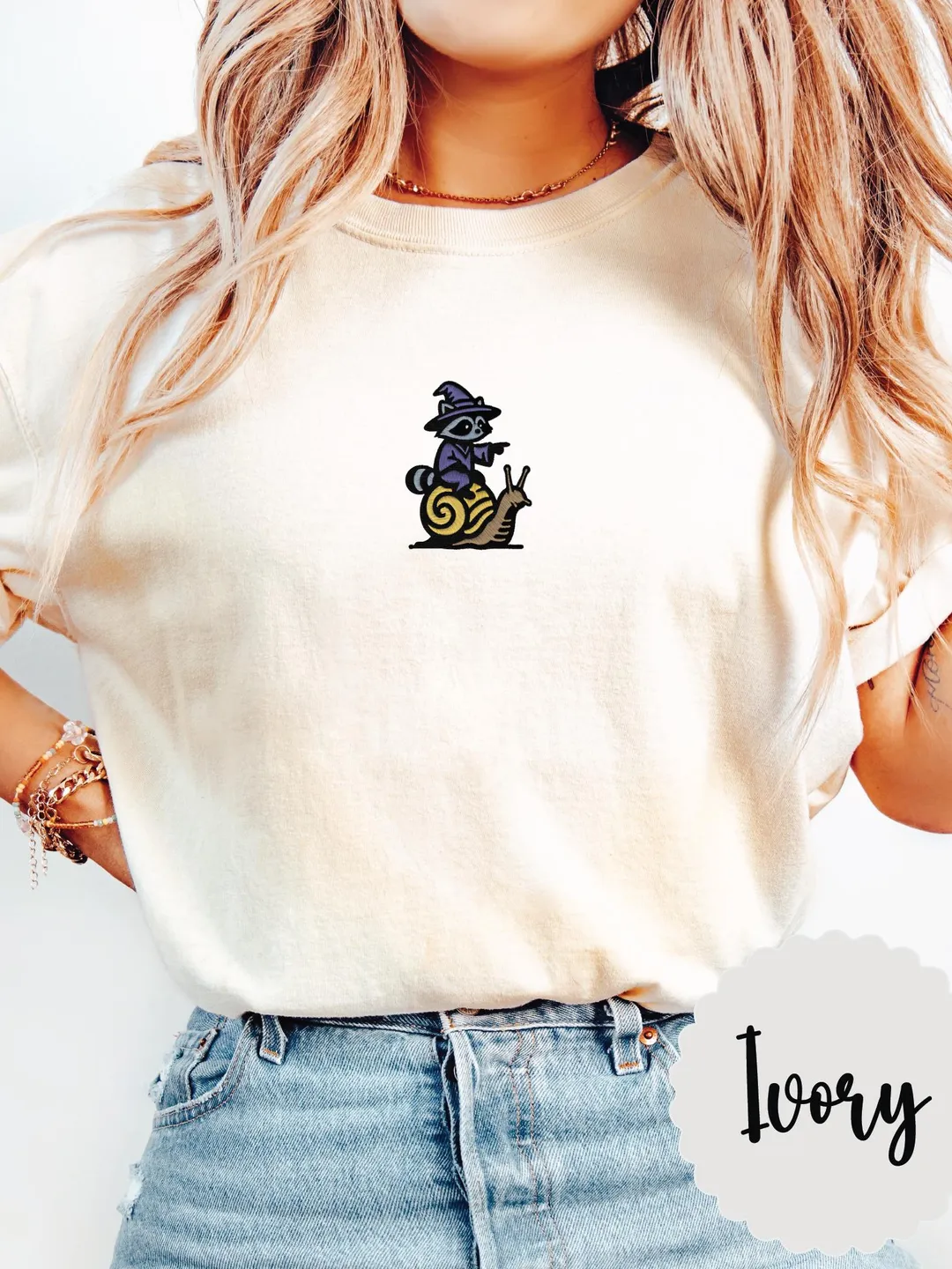 Retro Medieval Snail Rider T-Shirt, Embroidered Comfort Colors Shirt ...