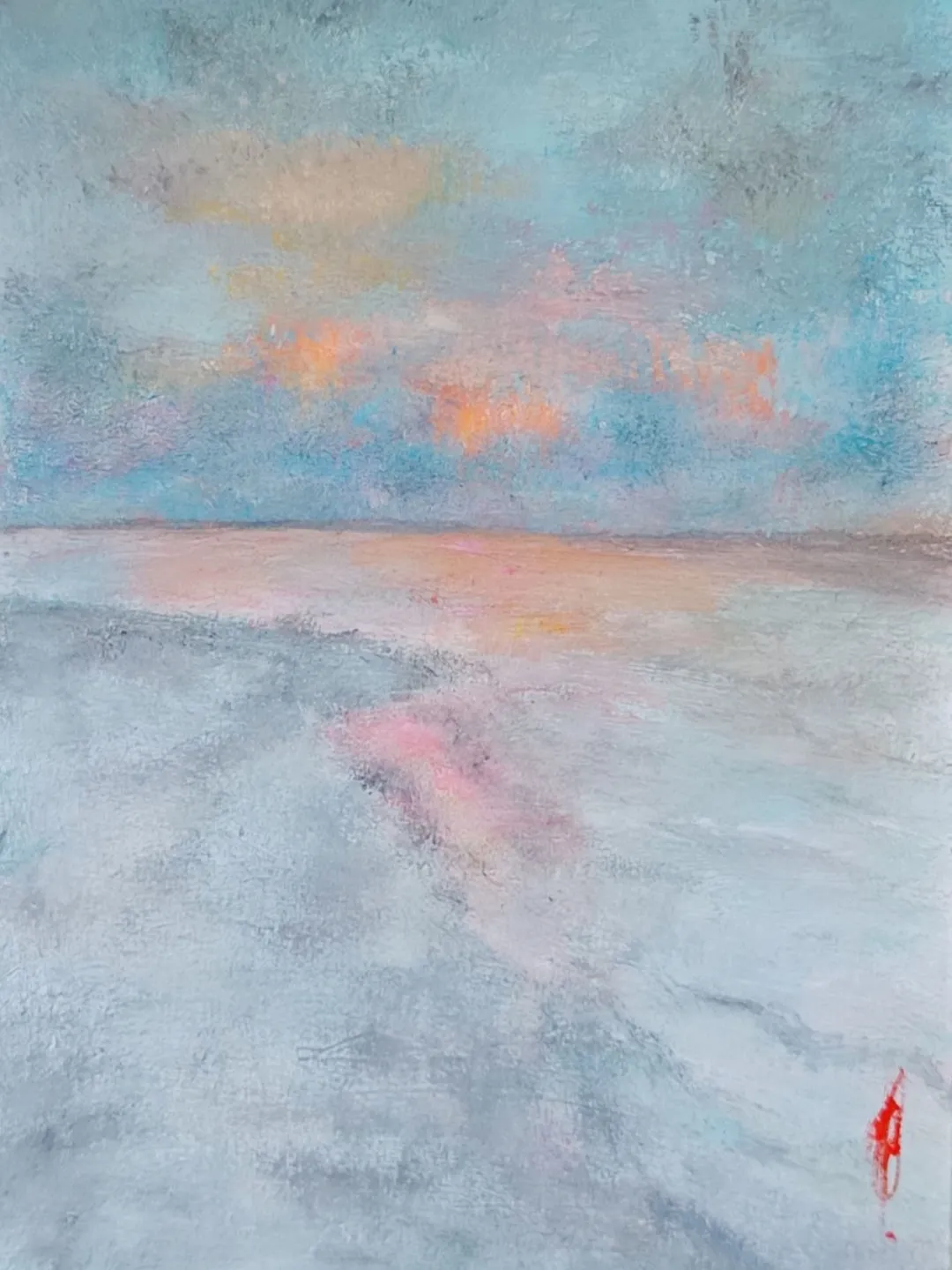 Maldives original sea painting