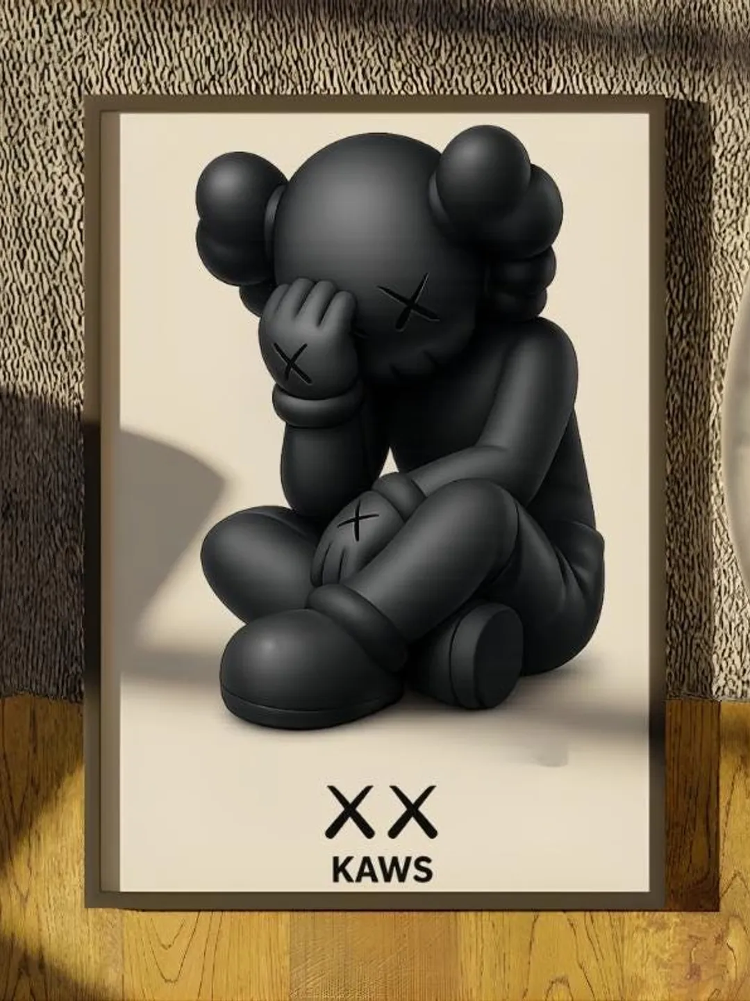 Kaws Poster Set: Black Family Hypebeast Wall Art (Digital Download)