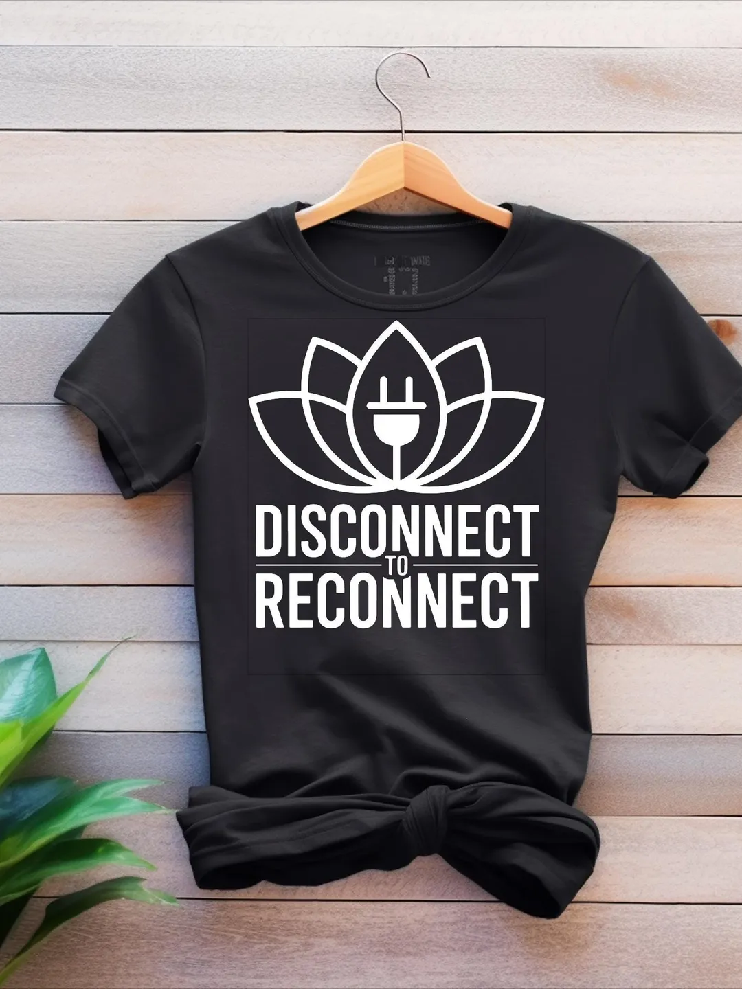 Disconnect to Reconnect SVG PNG | Mindfulness Lotus Design | Digital ...
