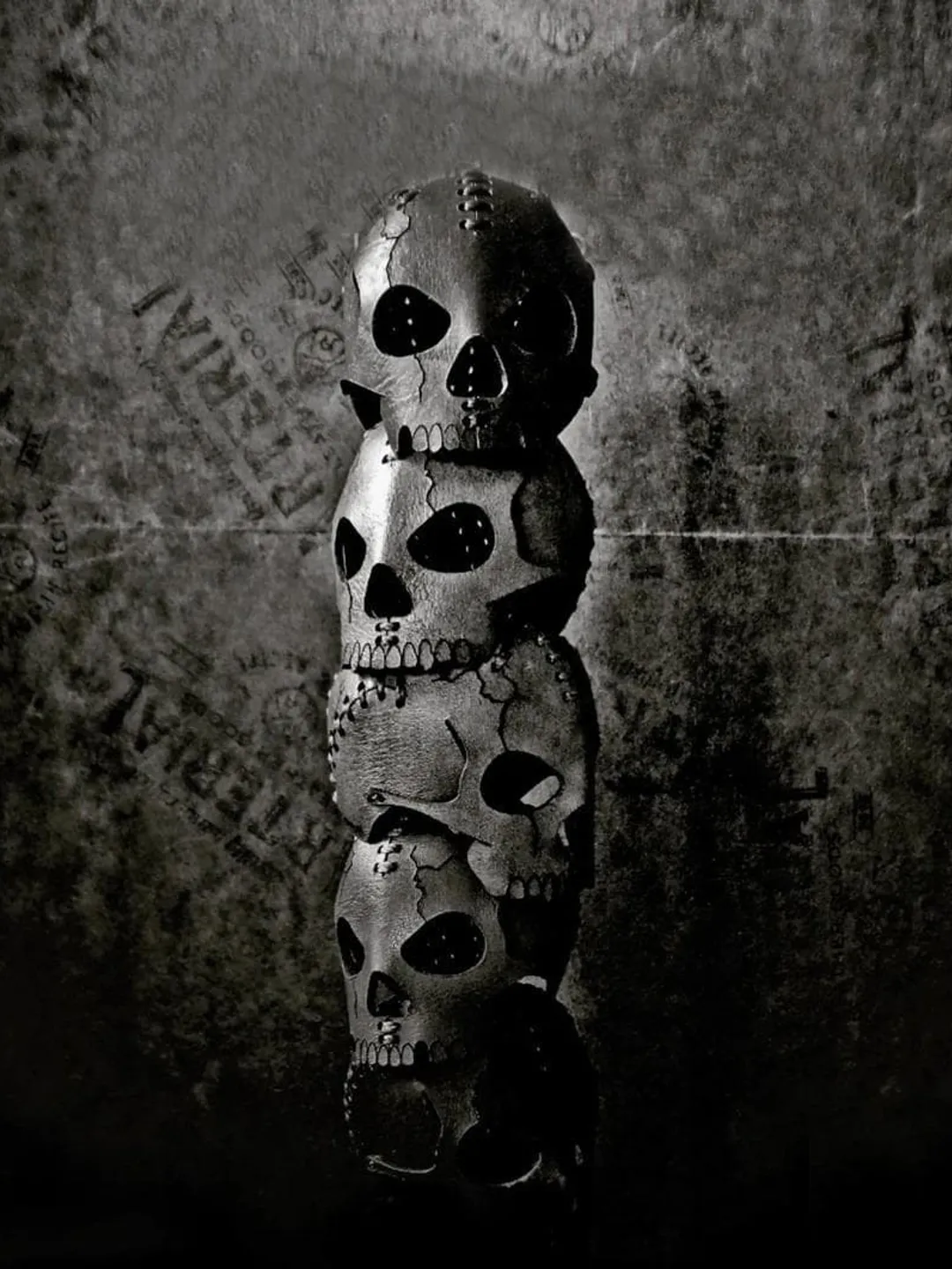Skull leather pattern jpg