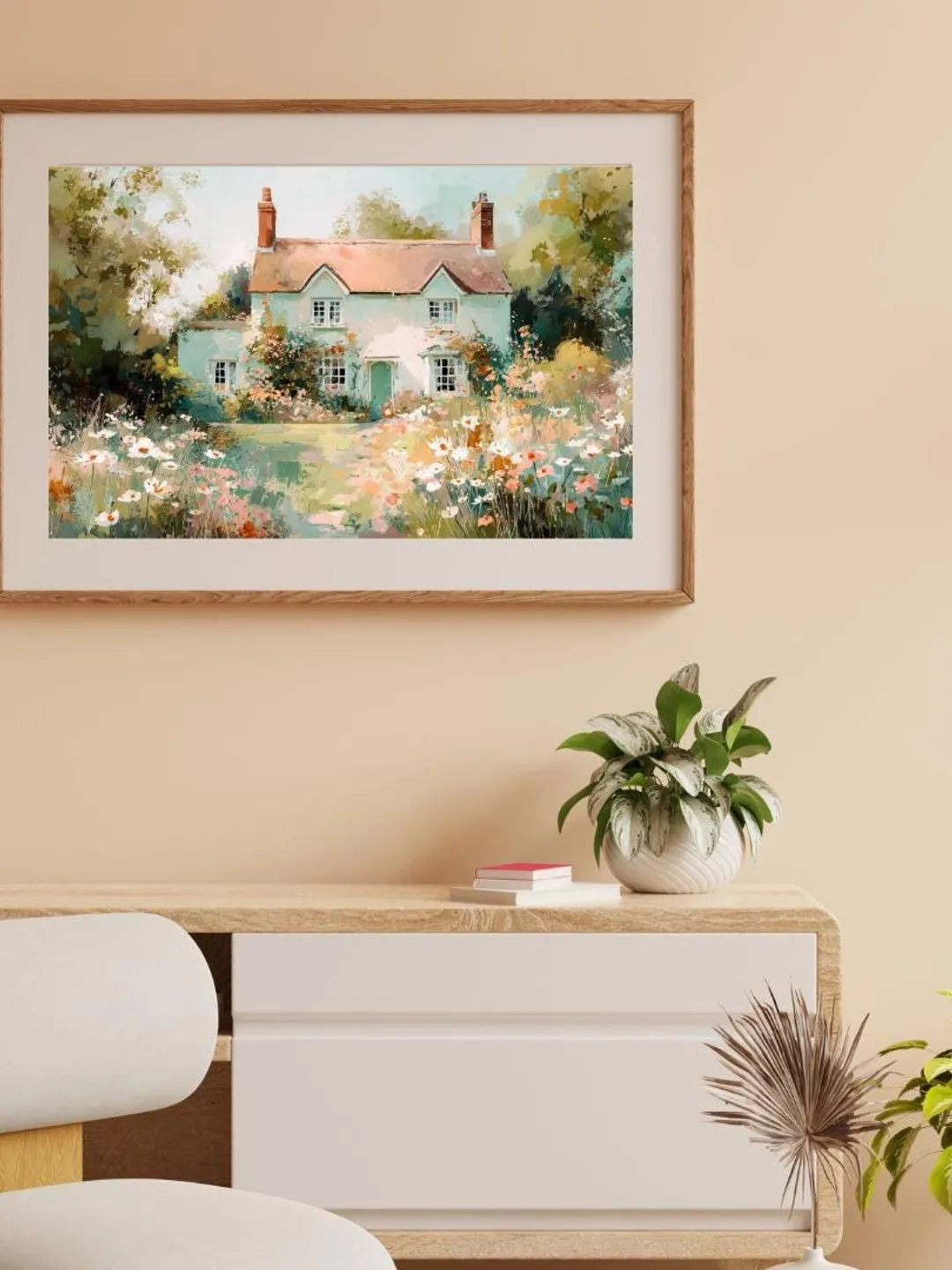Countryside Landscape Print -Cottagecore Wall Art -French Country Decor ...