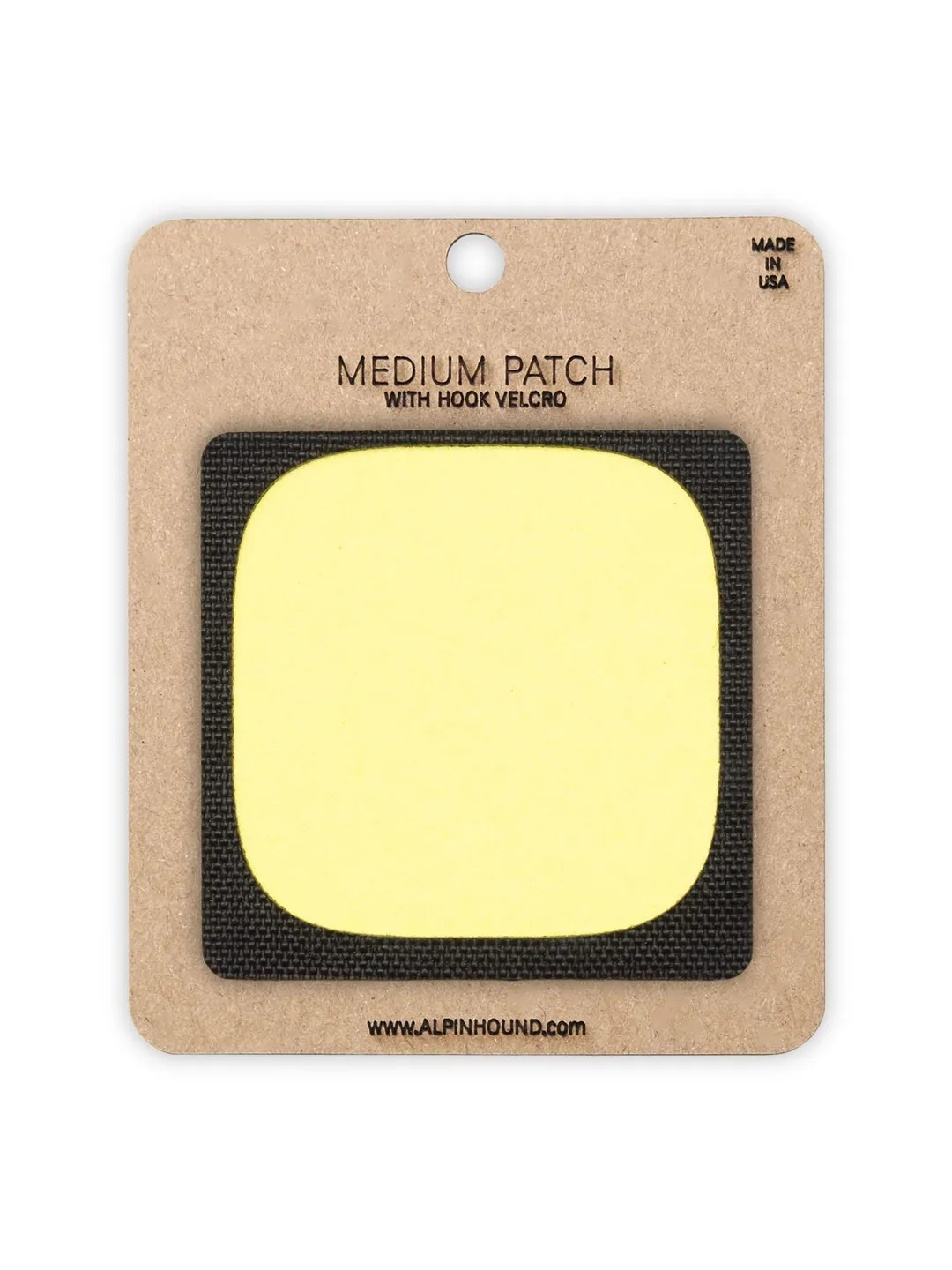 Bat Tactical Patch Small Black and Reflective Yellow