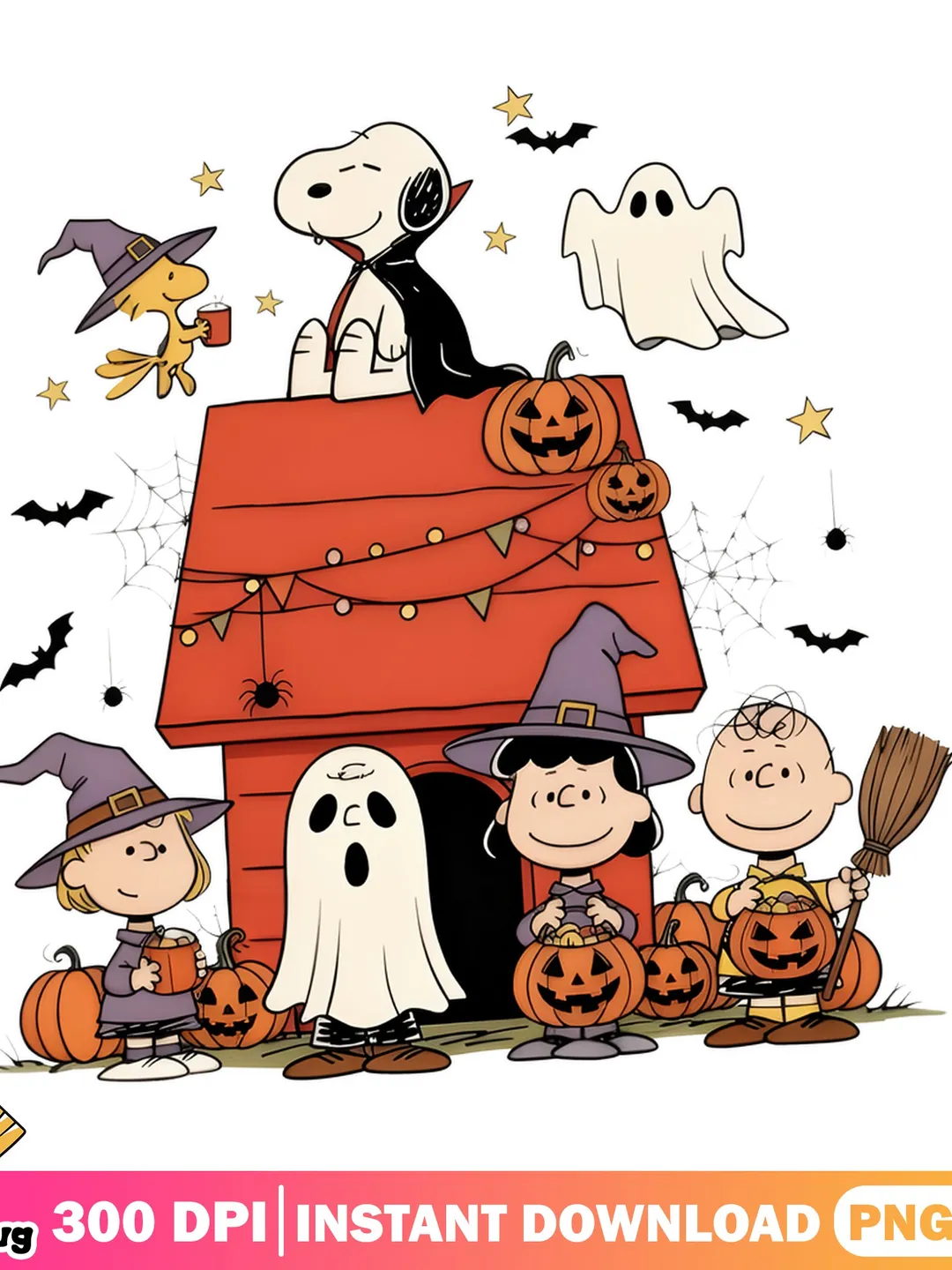 Snoopy Halloween Machine Embroidery Design, Charlie Brown Peanuts